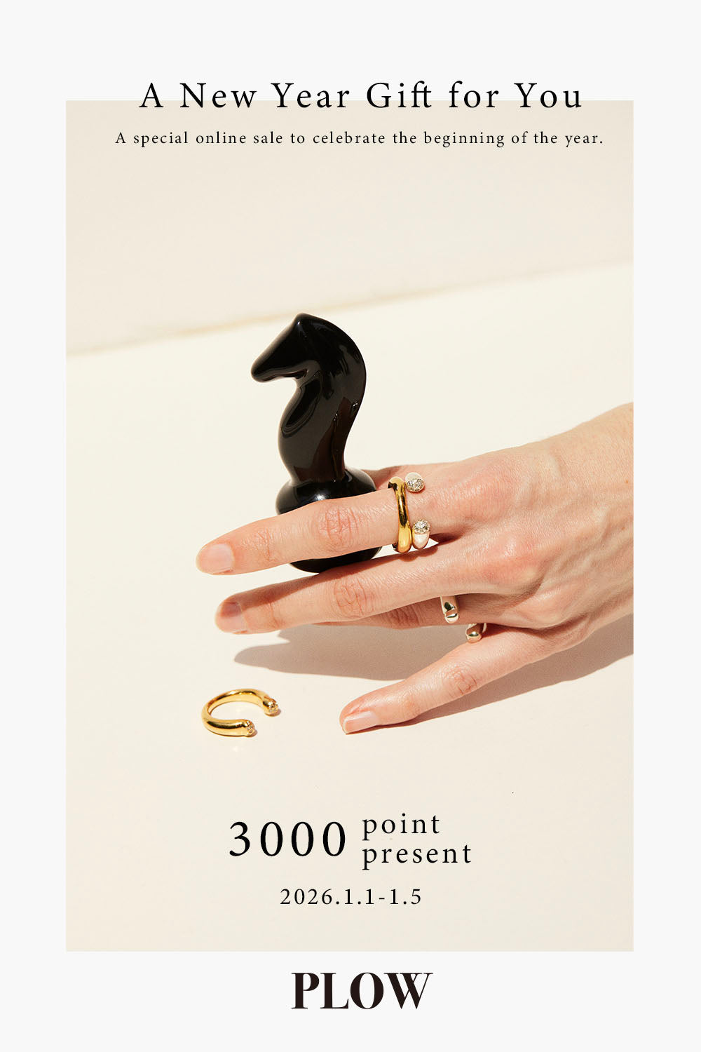 5日間限定!お年玉ポイントをプレゼント。