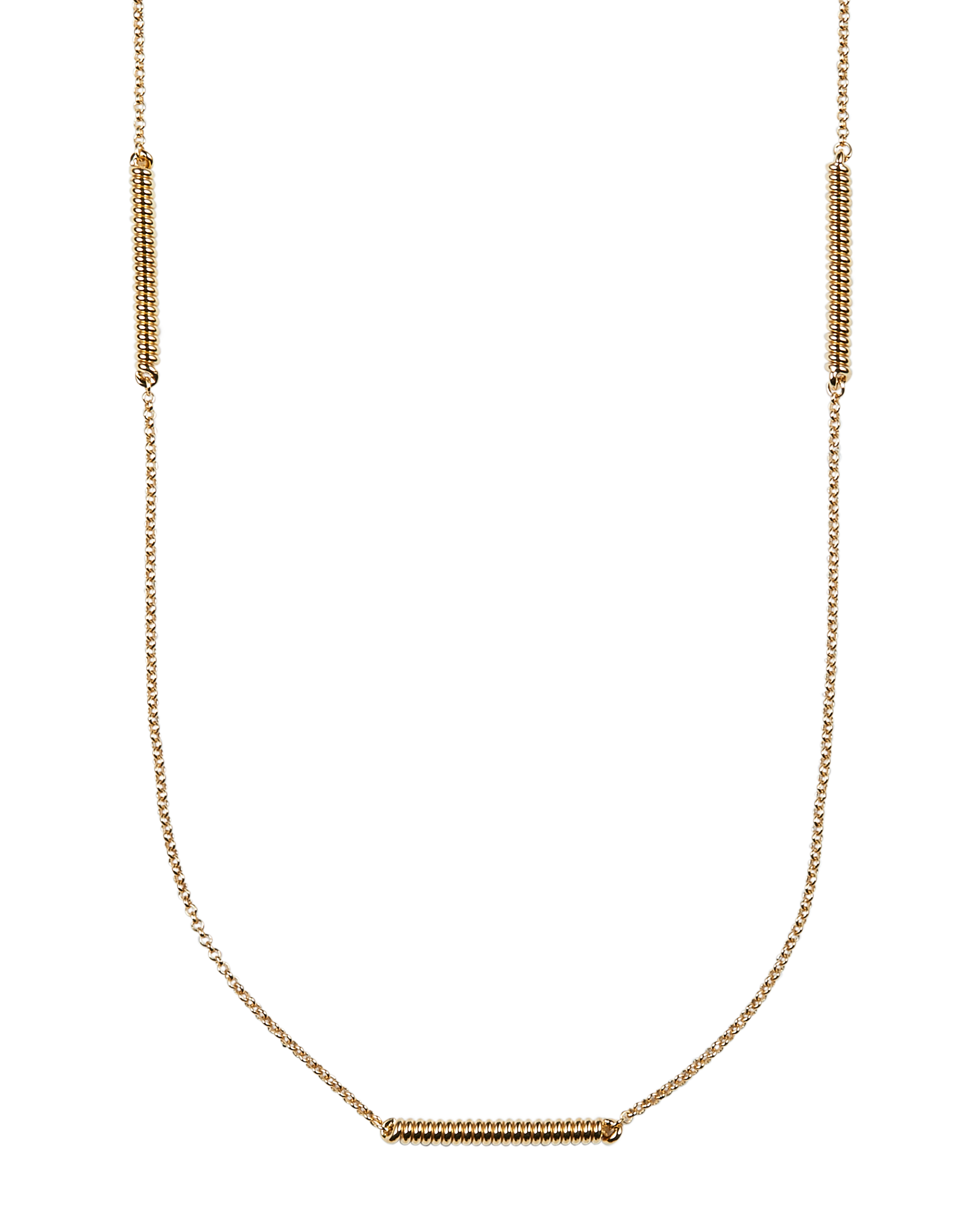 Spring Long Necklace -Gold-