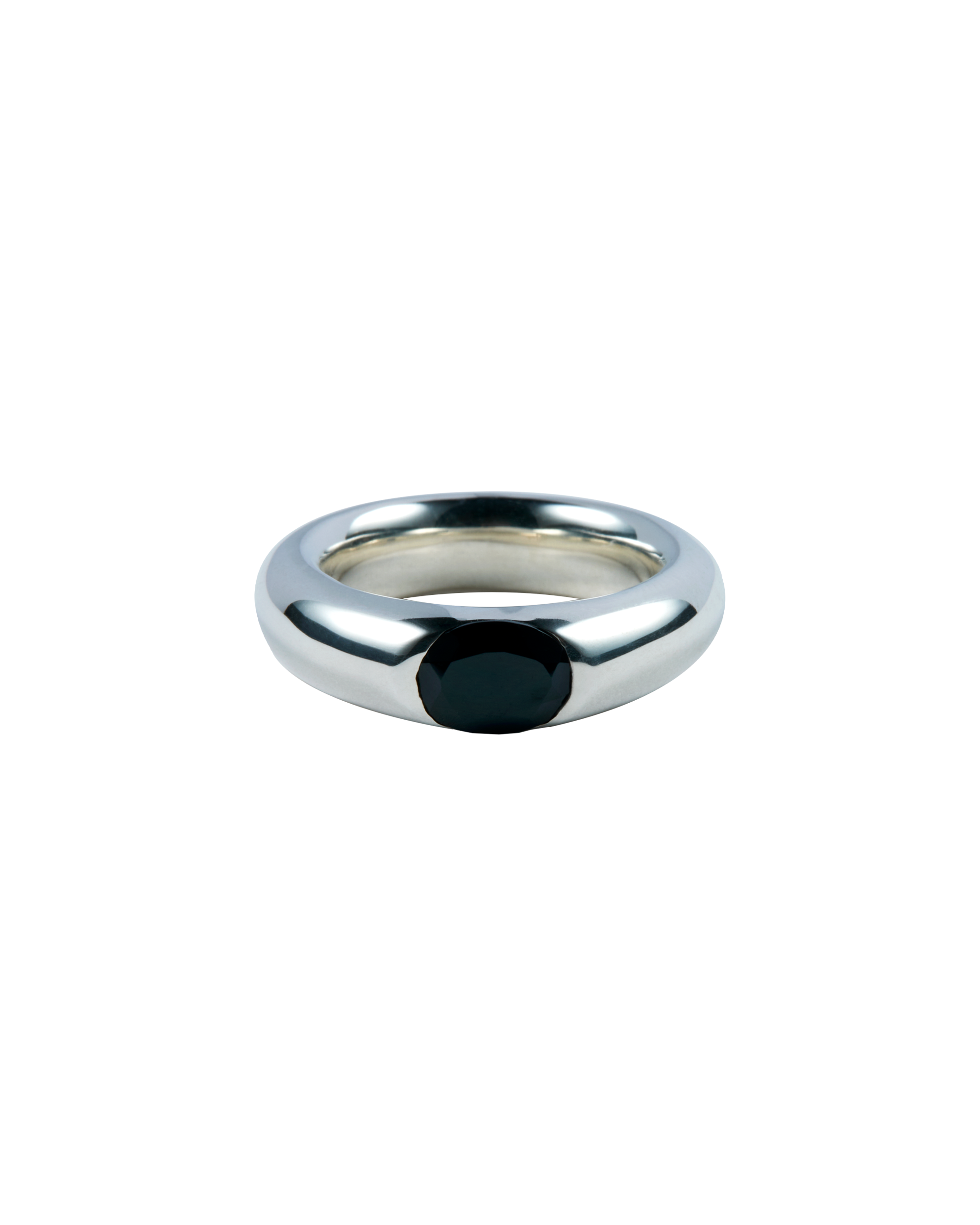 One Stone Ring Onyx
