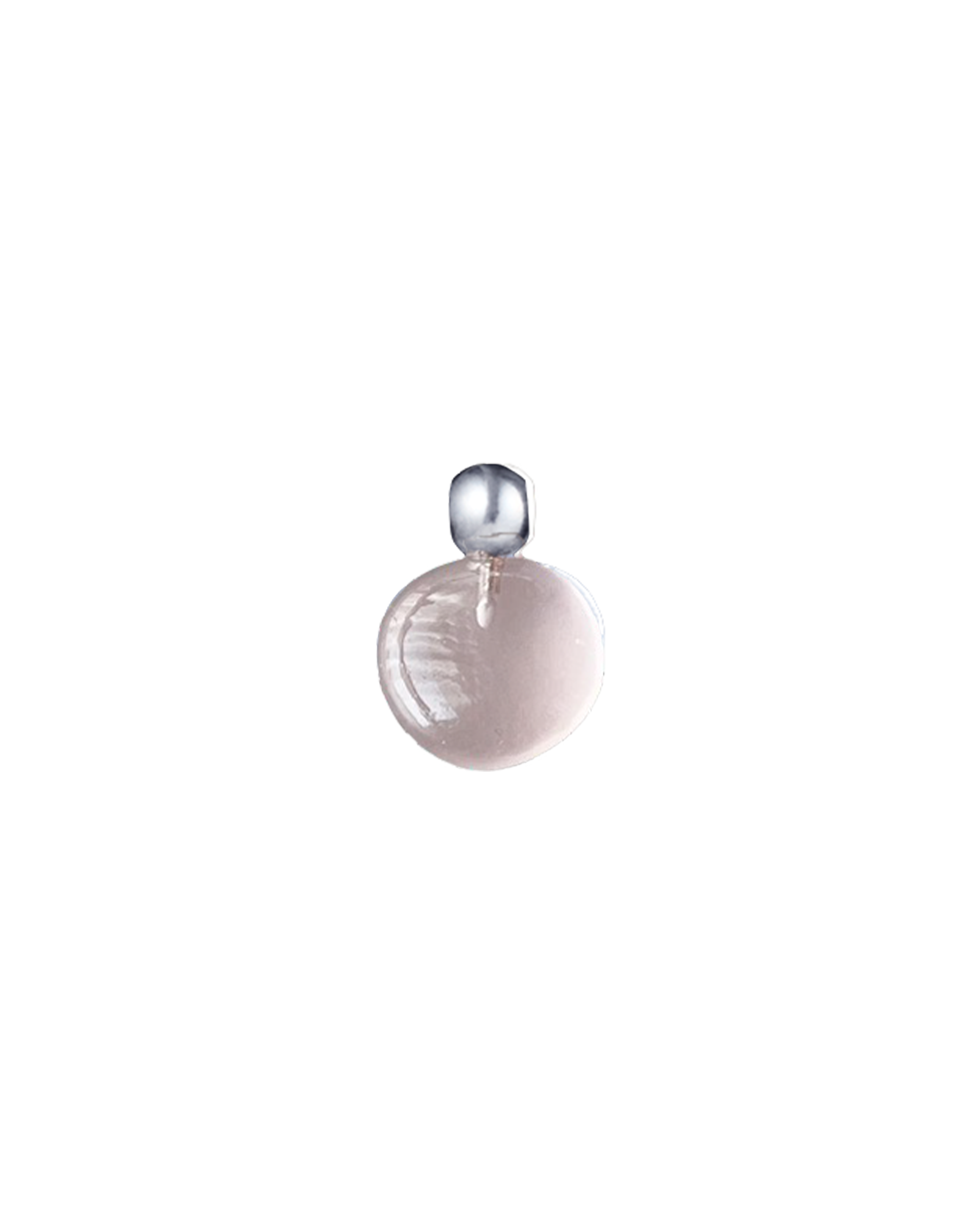 Charm Dew Drop-Rose Quartz