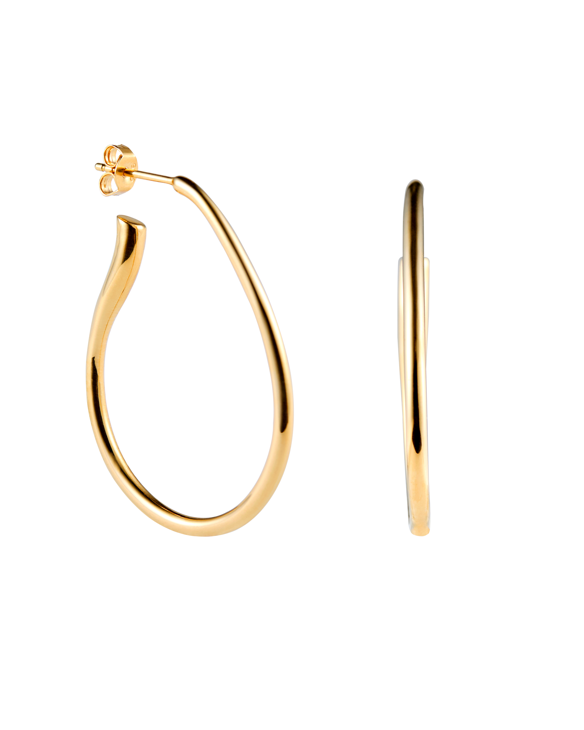 Flower Stalk Pierces L -Gold-