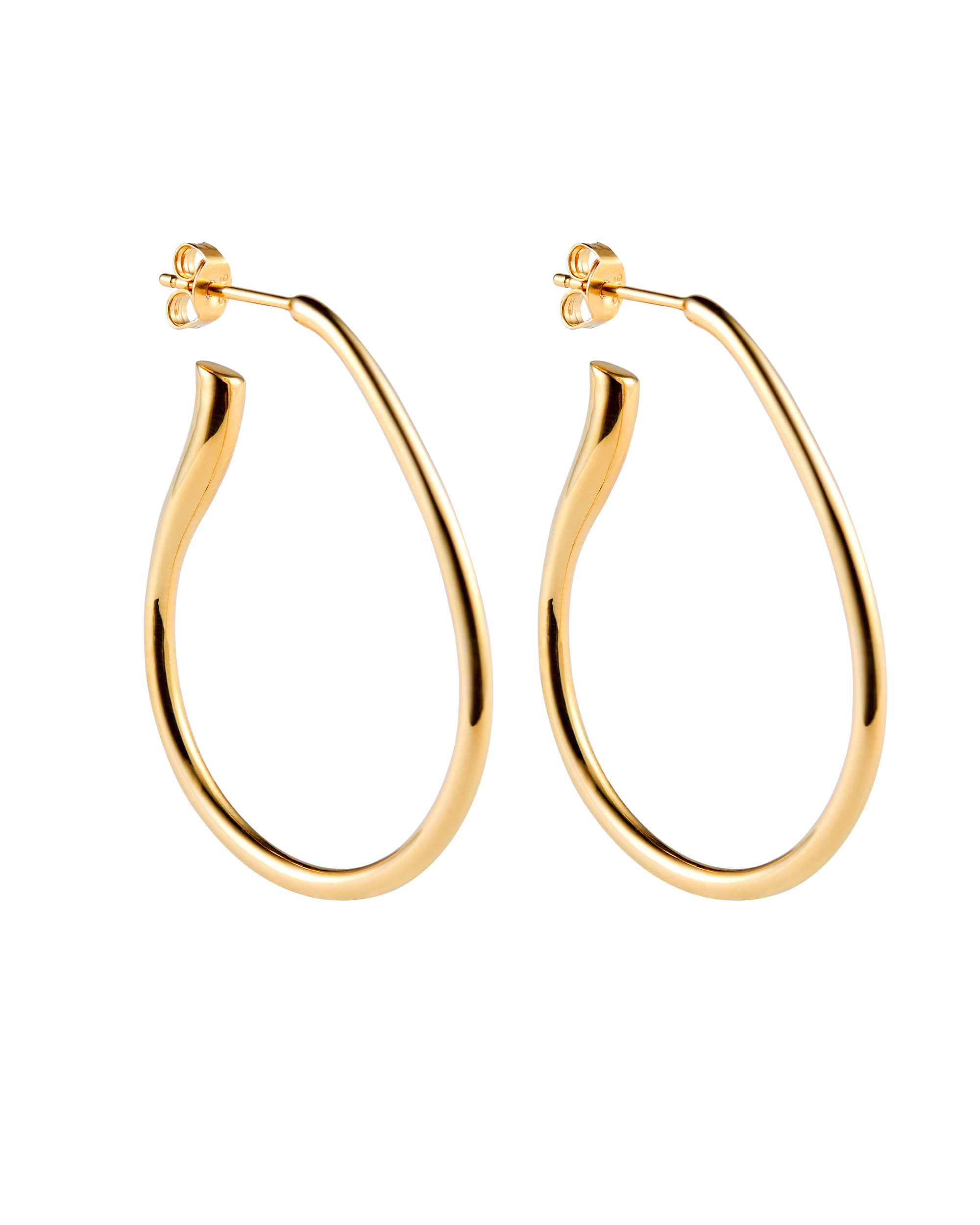 Flower Stalk Pierces L -Gold-