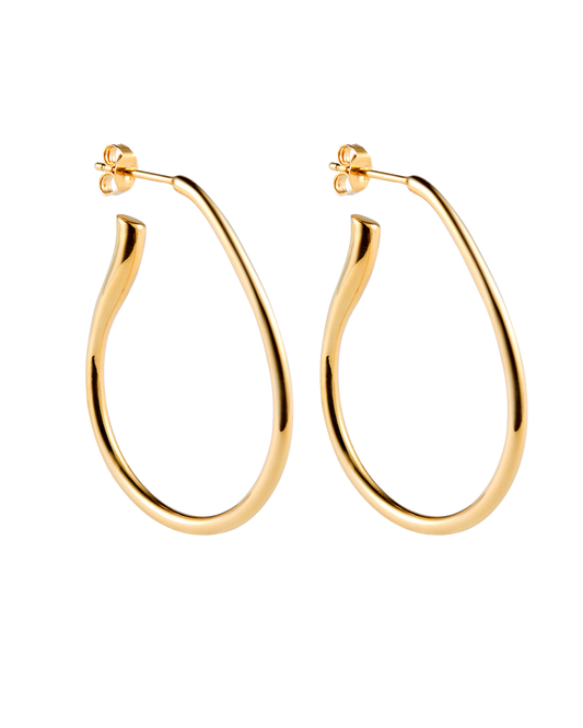 Flower Stalk Pierces L -Gold-