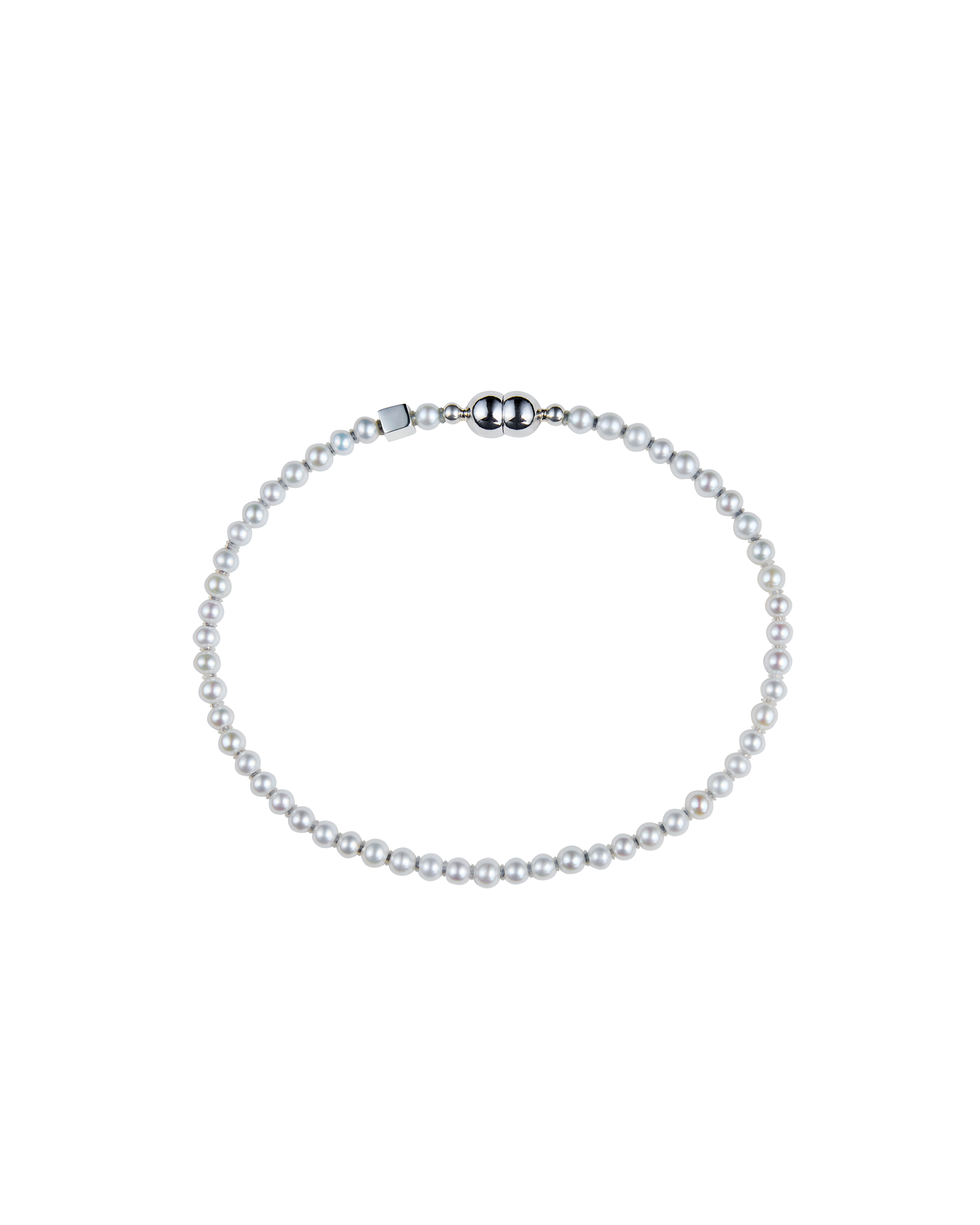 Sculptural Pearl Bracelet S