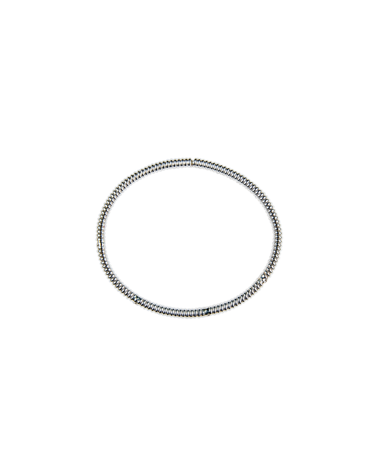 Spring 4 Stone Bangle Diamond -Silver-