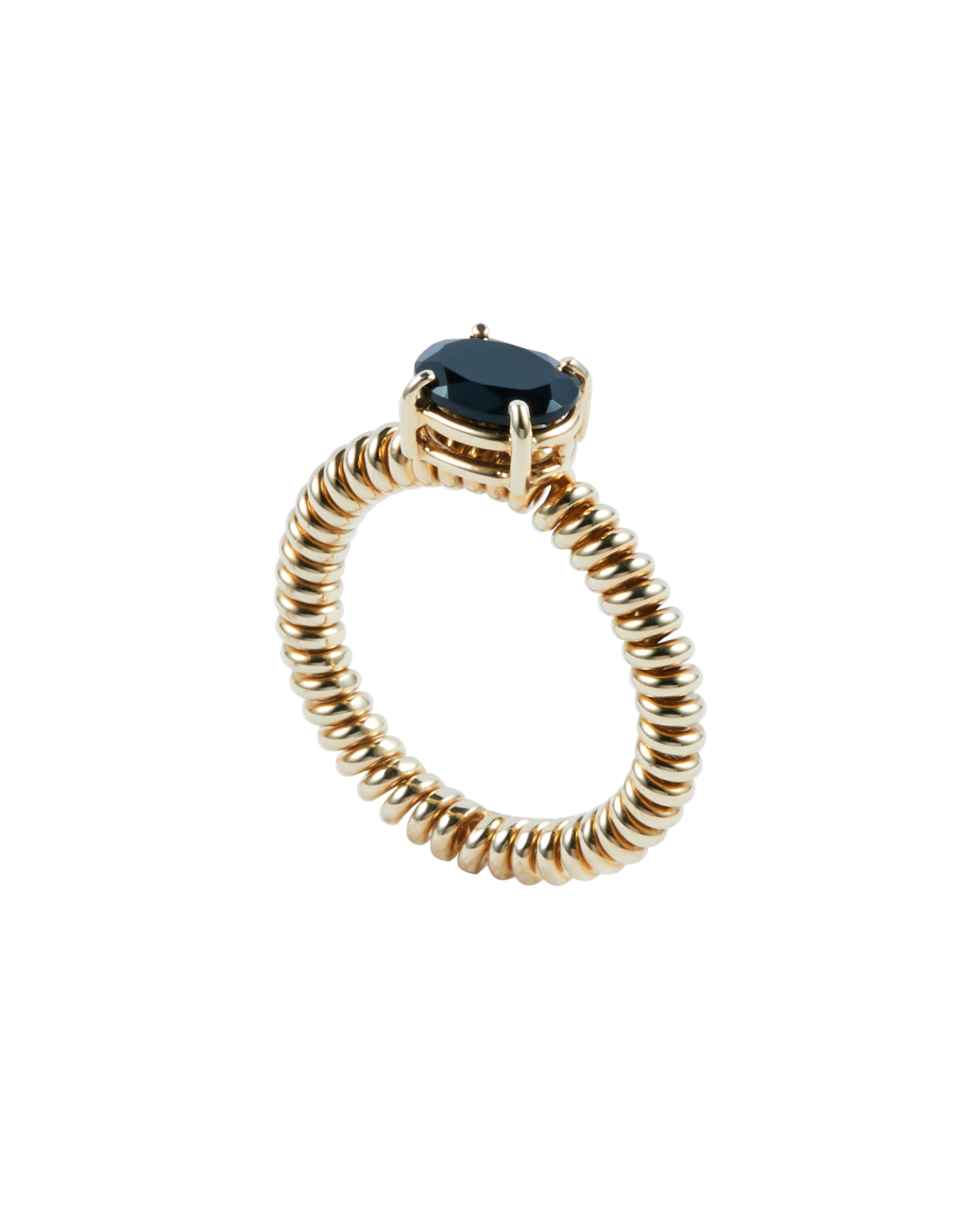 Onyx Spring Stone Ring -Gold-