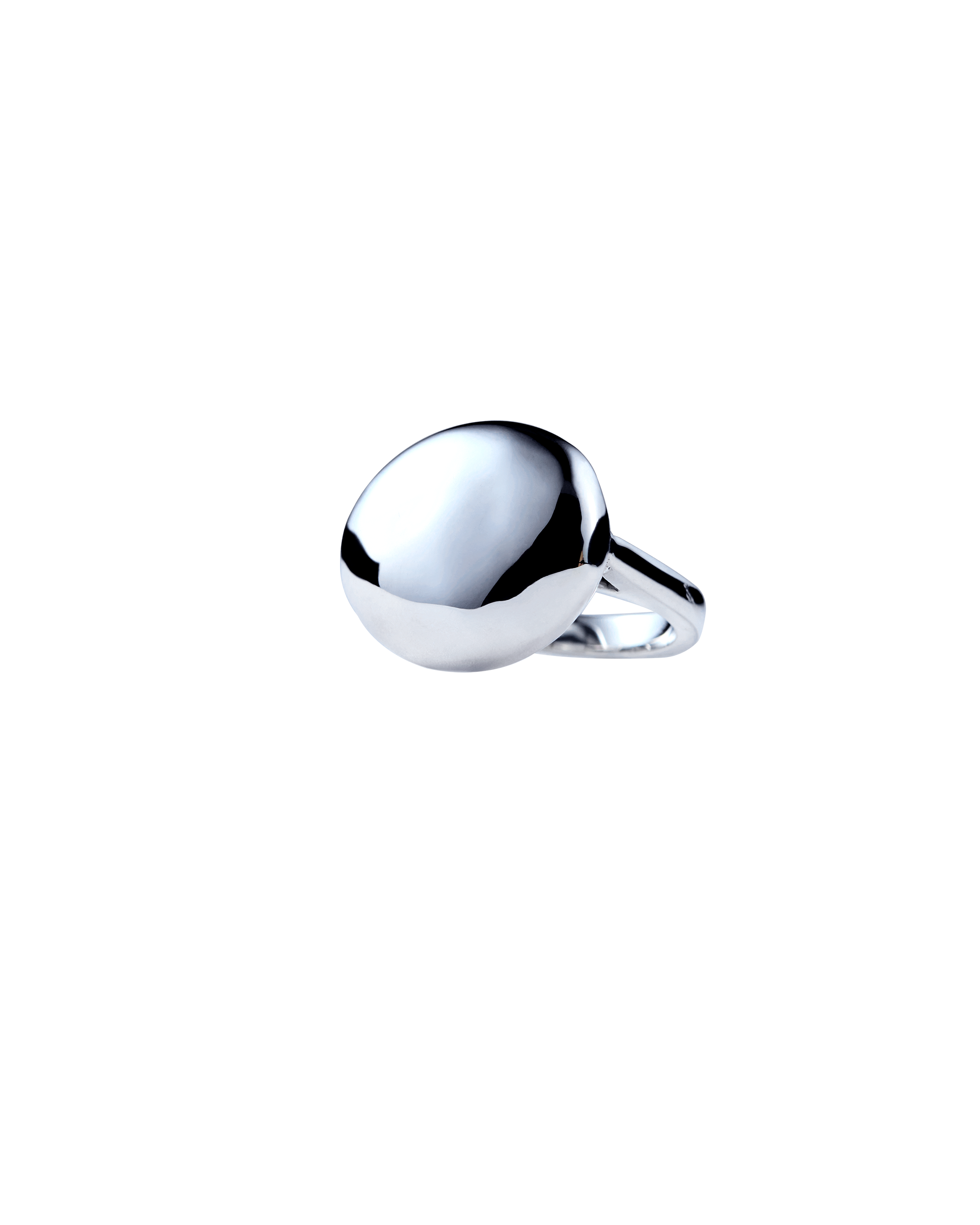 Pure Silver Stone Ring