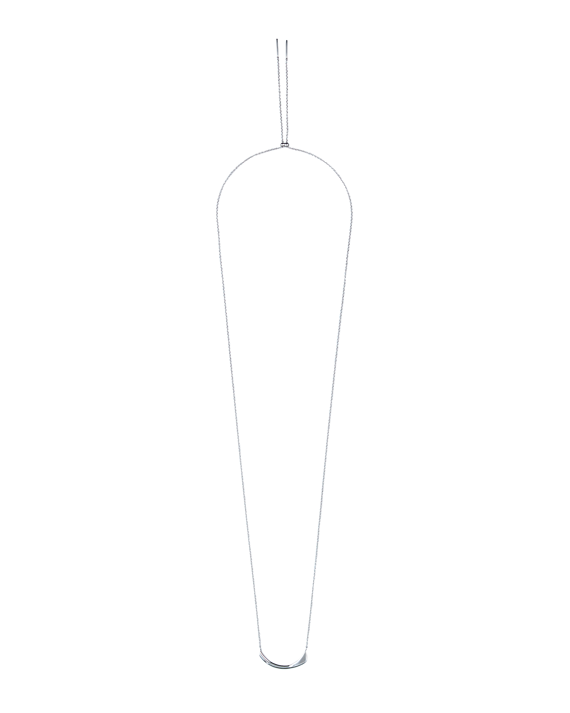 Calla Lily Necklace -Silver -