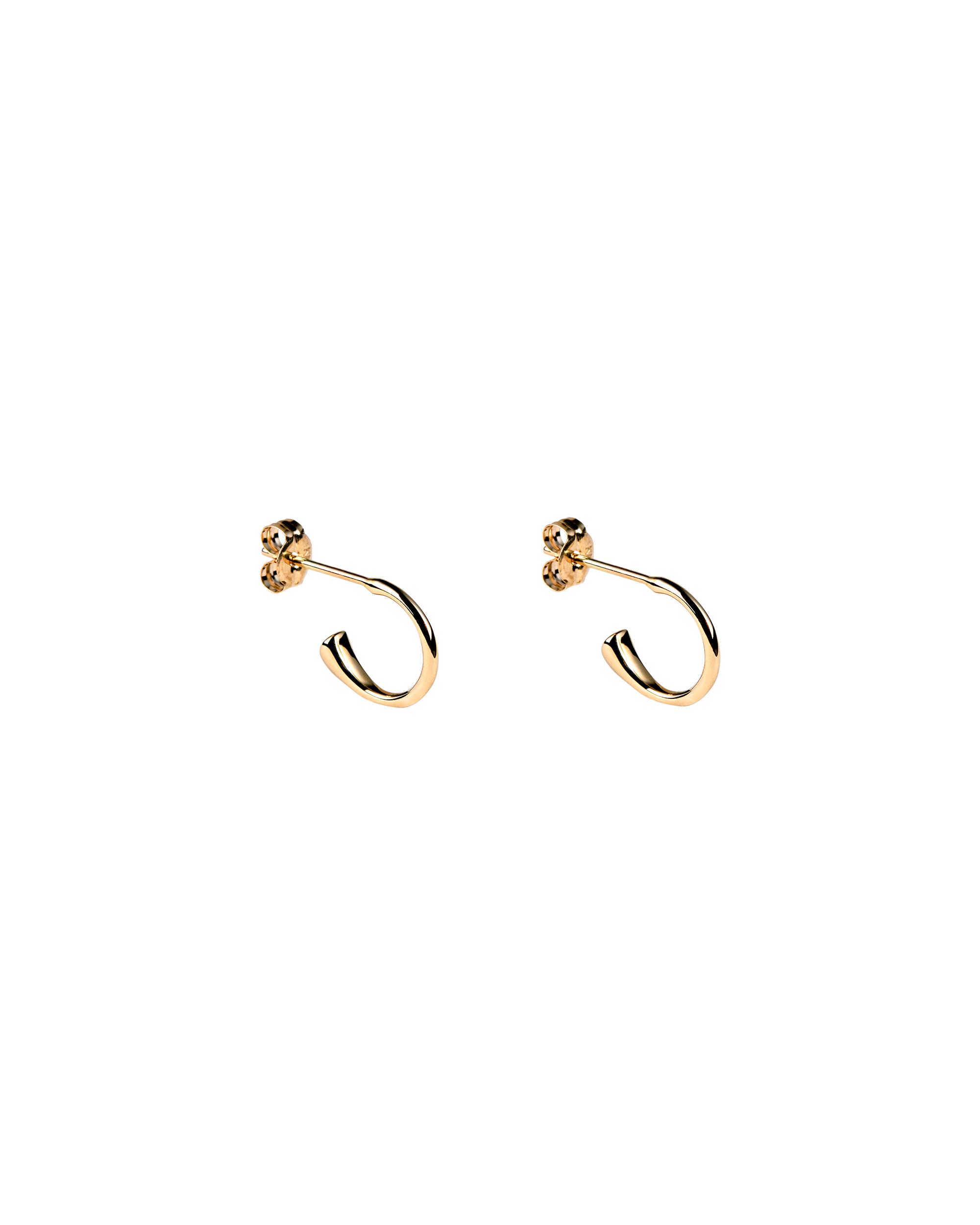 【PLOW 】Screw Pierce シングル＋チャーム Flower Stalk Hoop Pierce S