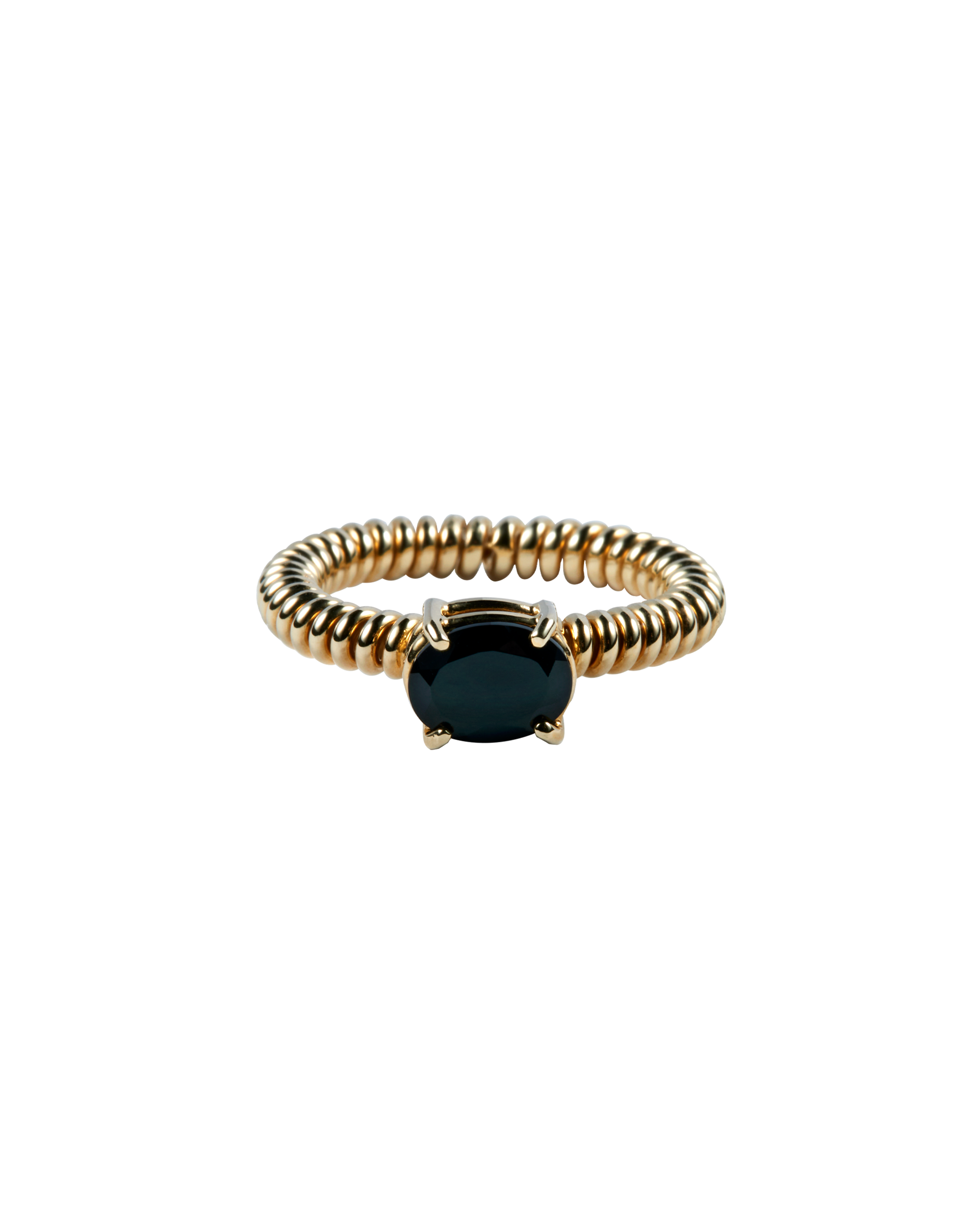 Onyx Spring Stone Ring -Gold-
