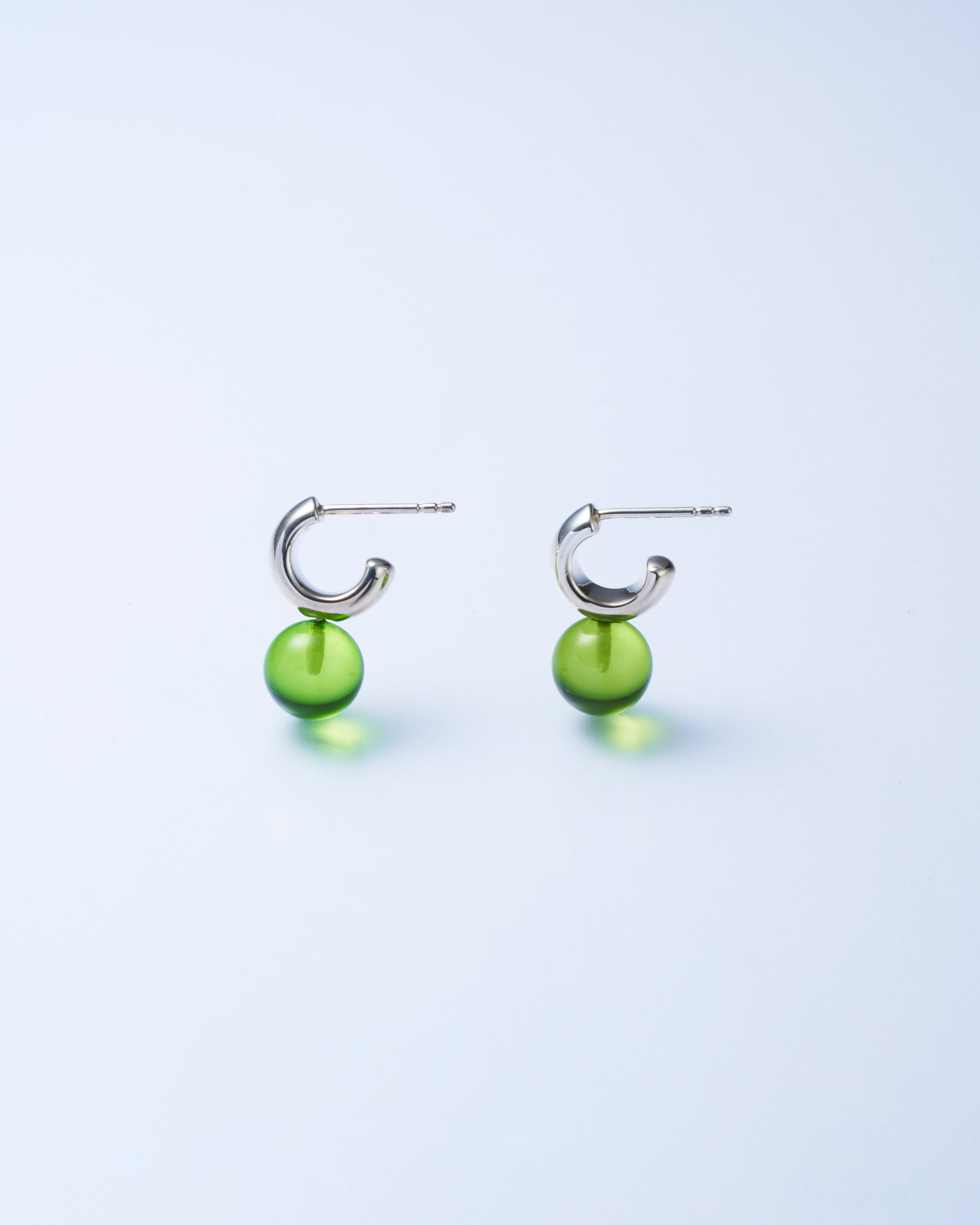 Sunny C Amber Pierce Silver -Green-