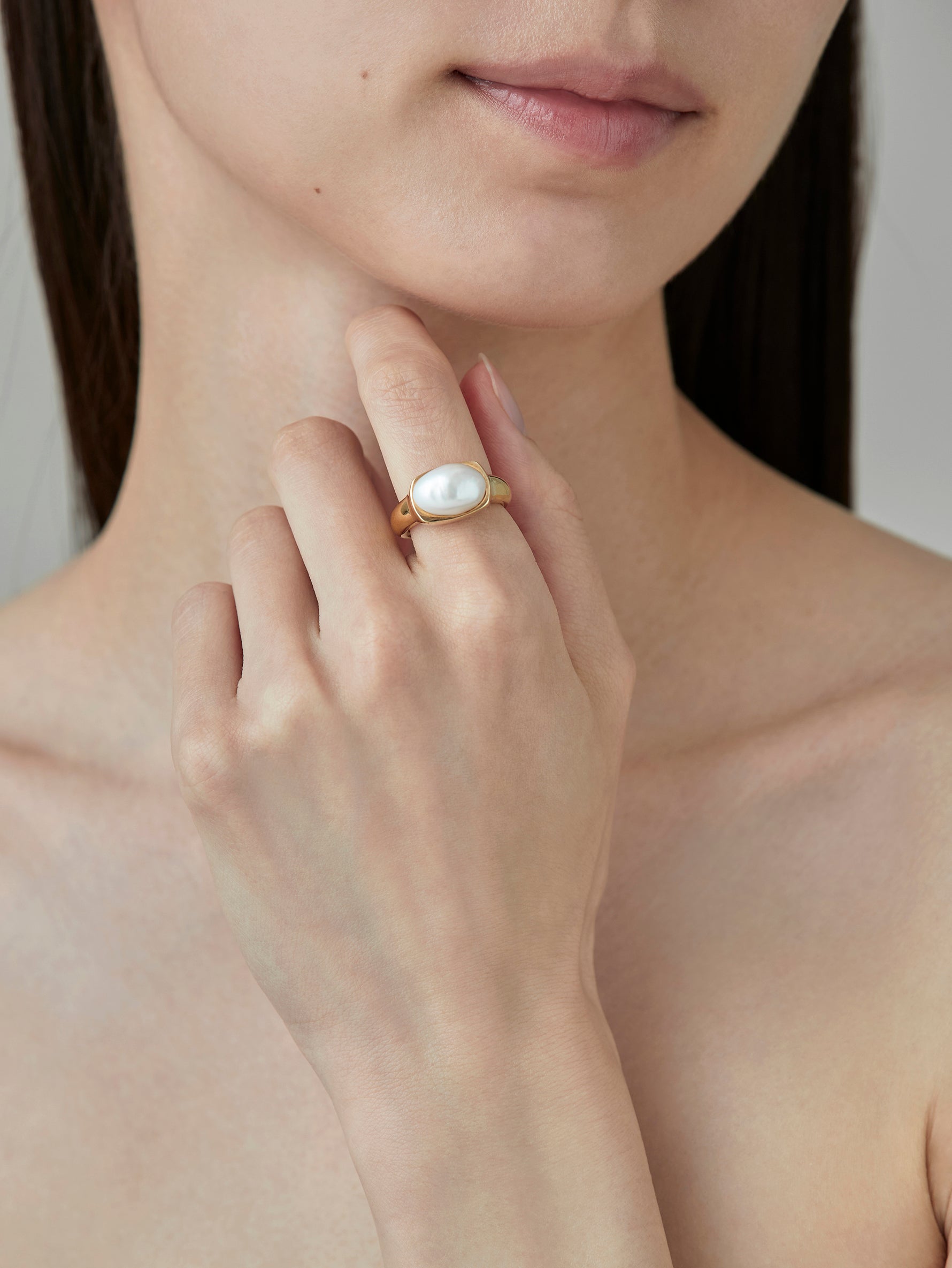 Pearl Ring -Gold-