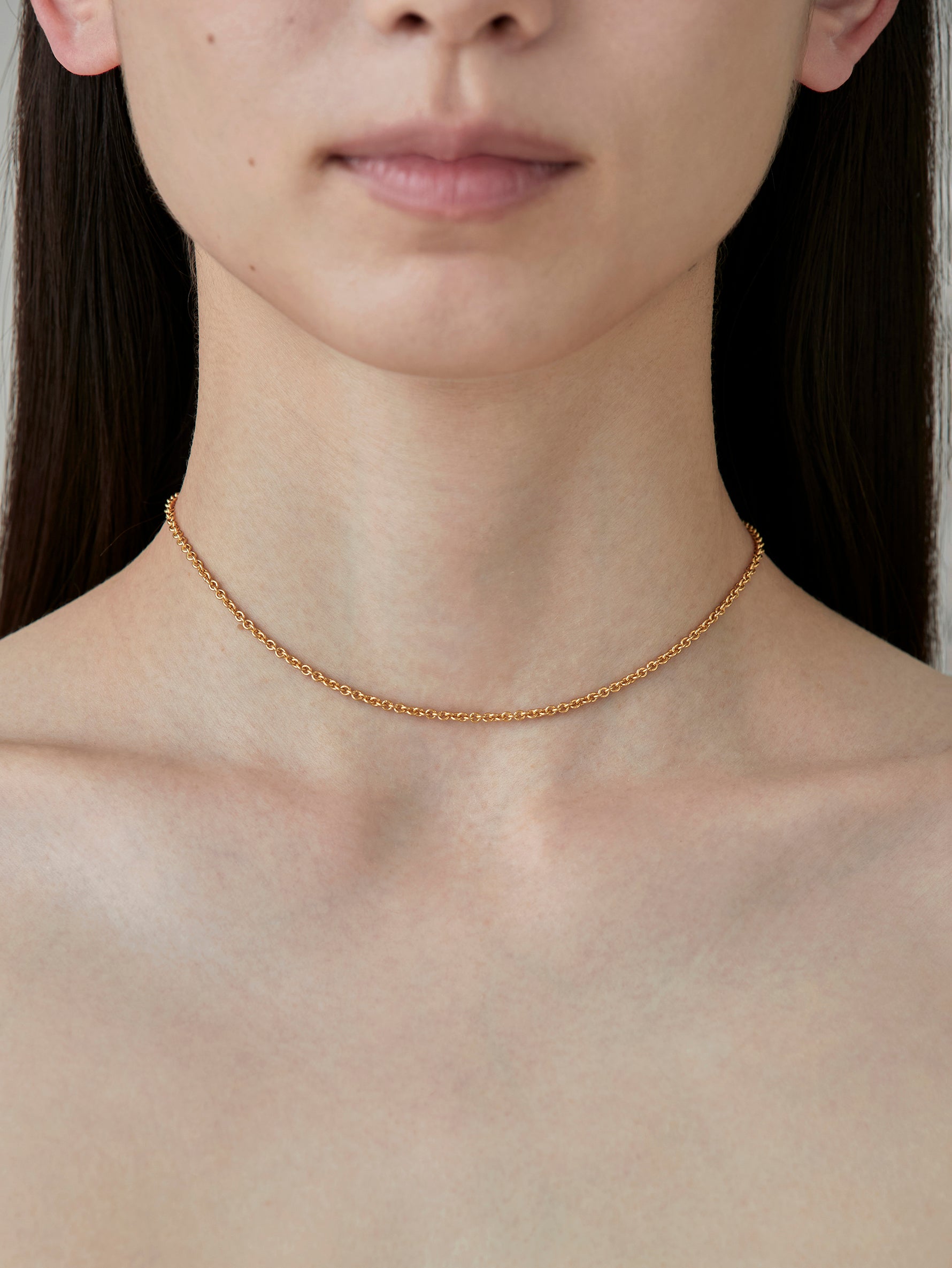 Cord Necklace 70cm -Gold-