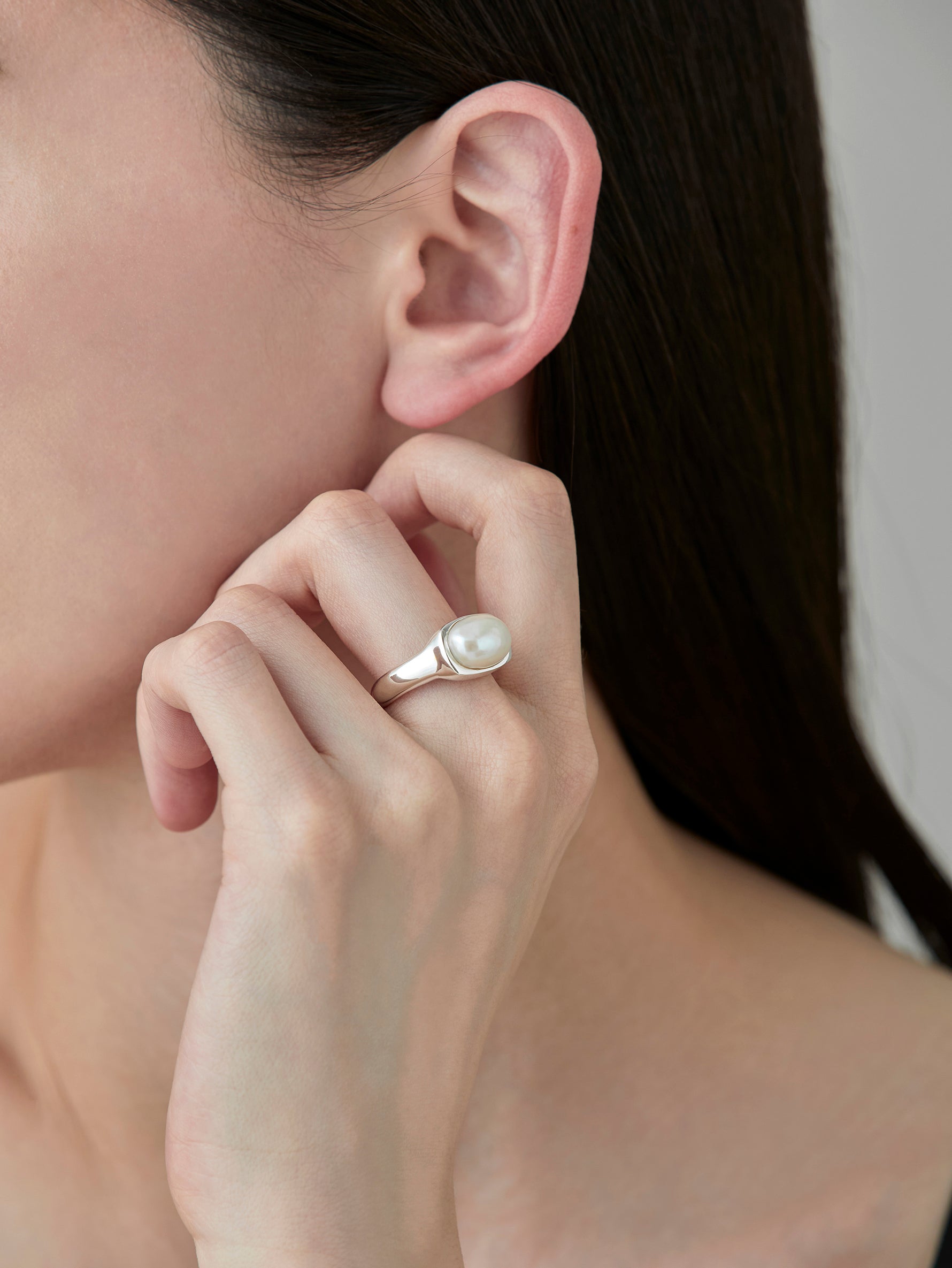 Pearl Ring -Silver-