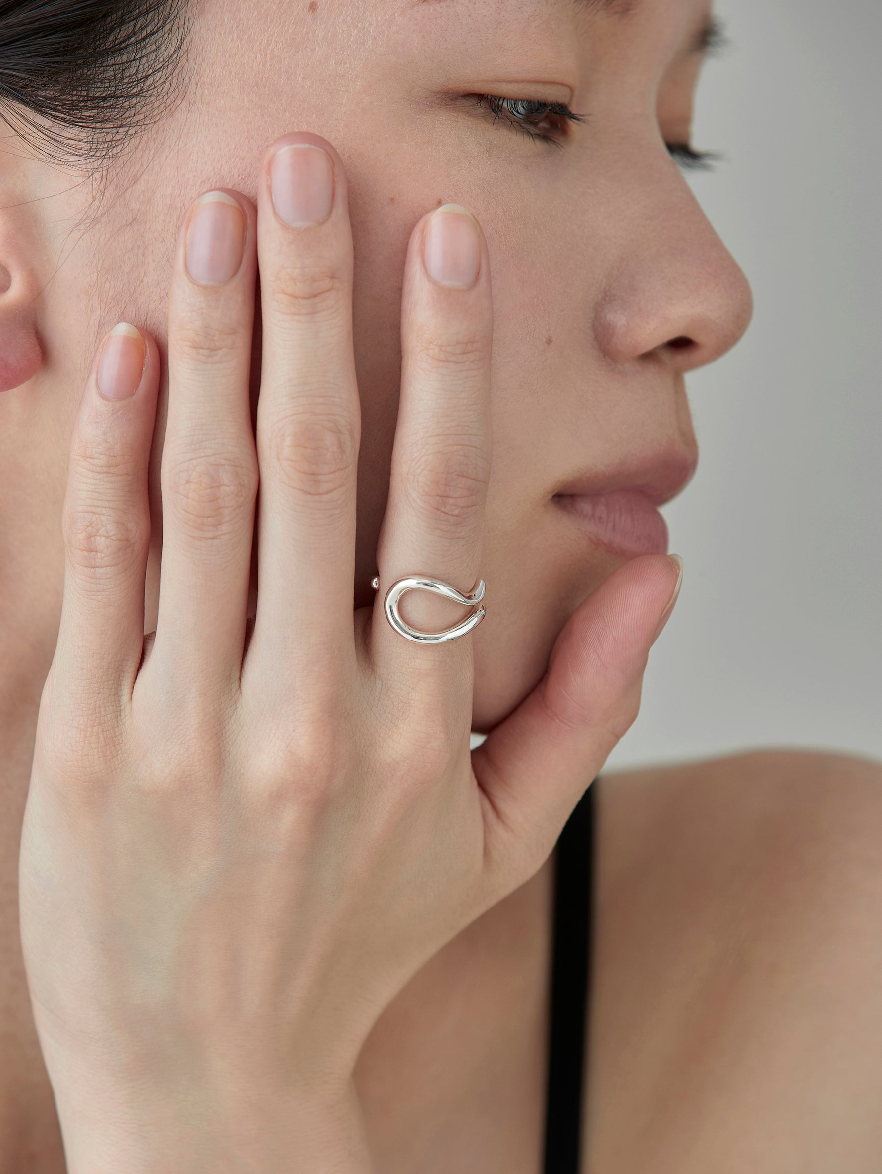 Wave Ring -Calm- Silver
