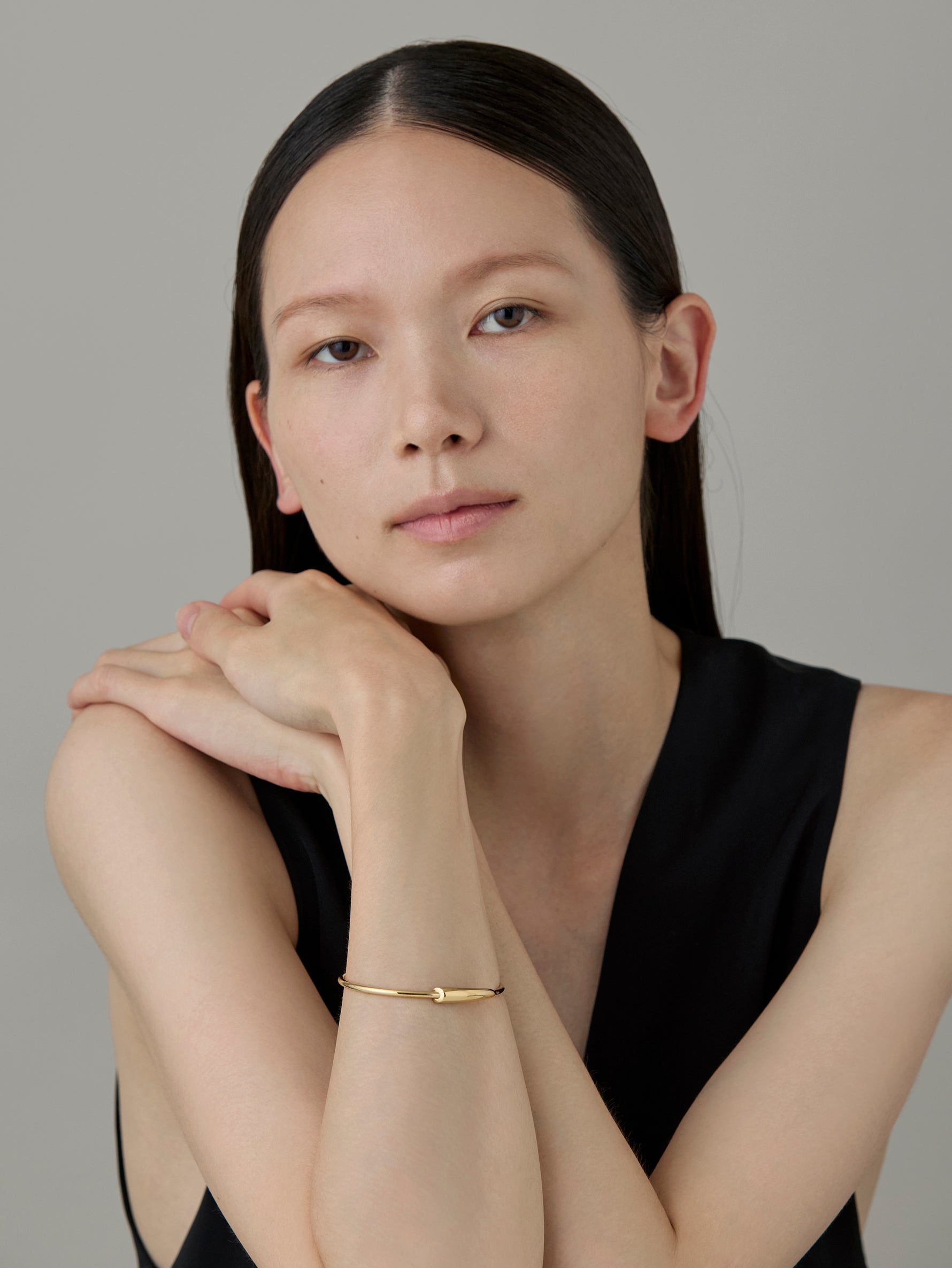 Flower Stalk Bracelet -Gold-