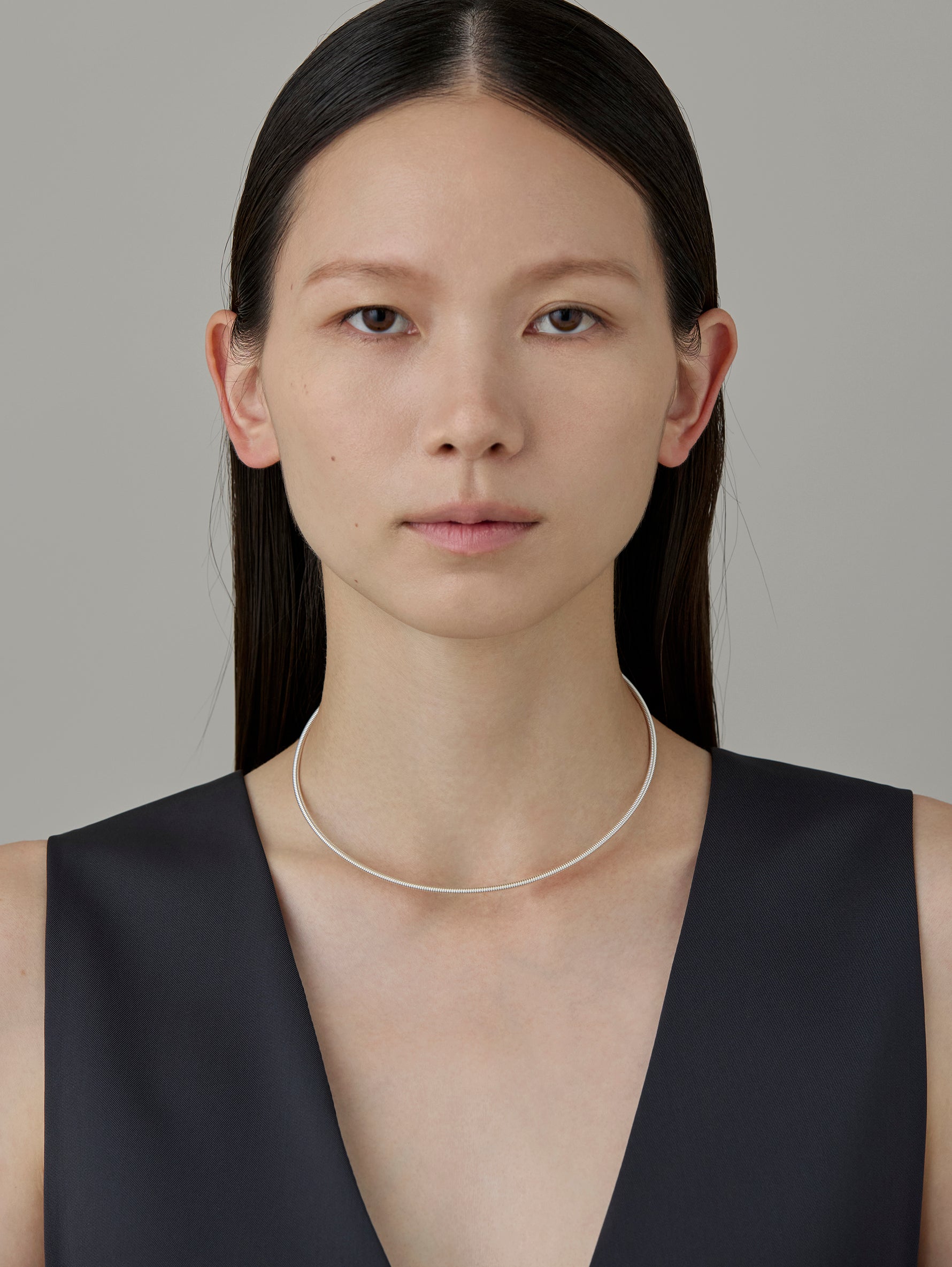 Spring Choker -Silver-