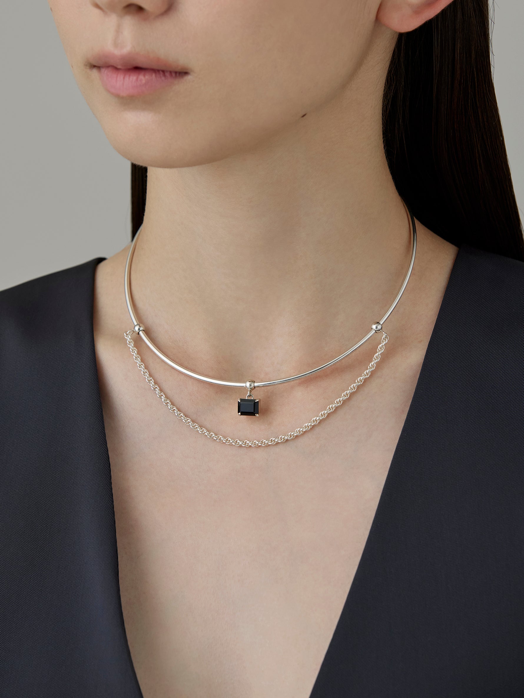 Choker -Silver-