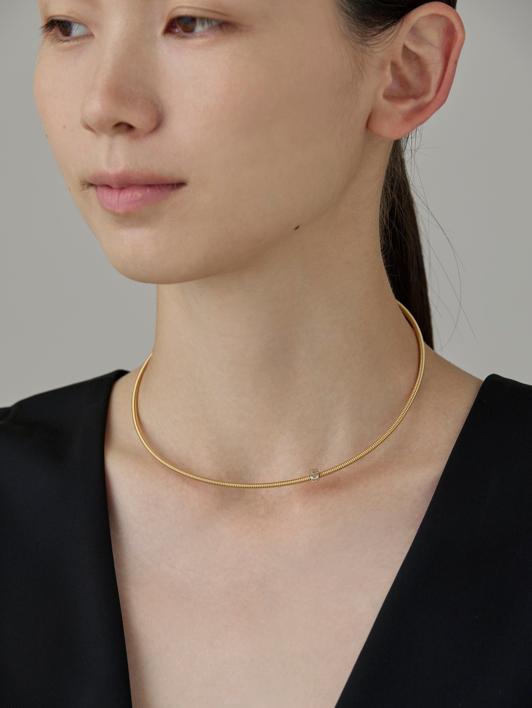 Spring Choker -Gold-