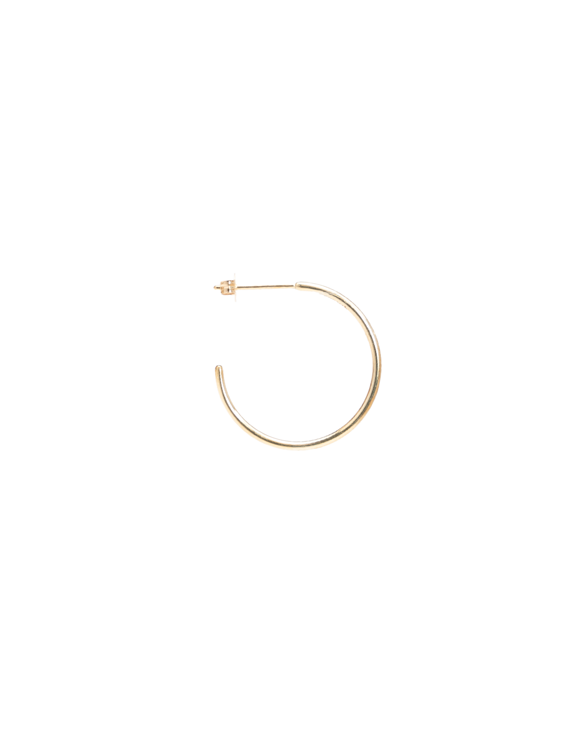 Hoop Pierce L -Charm Pearl -