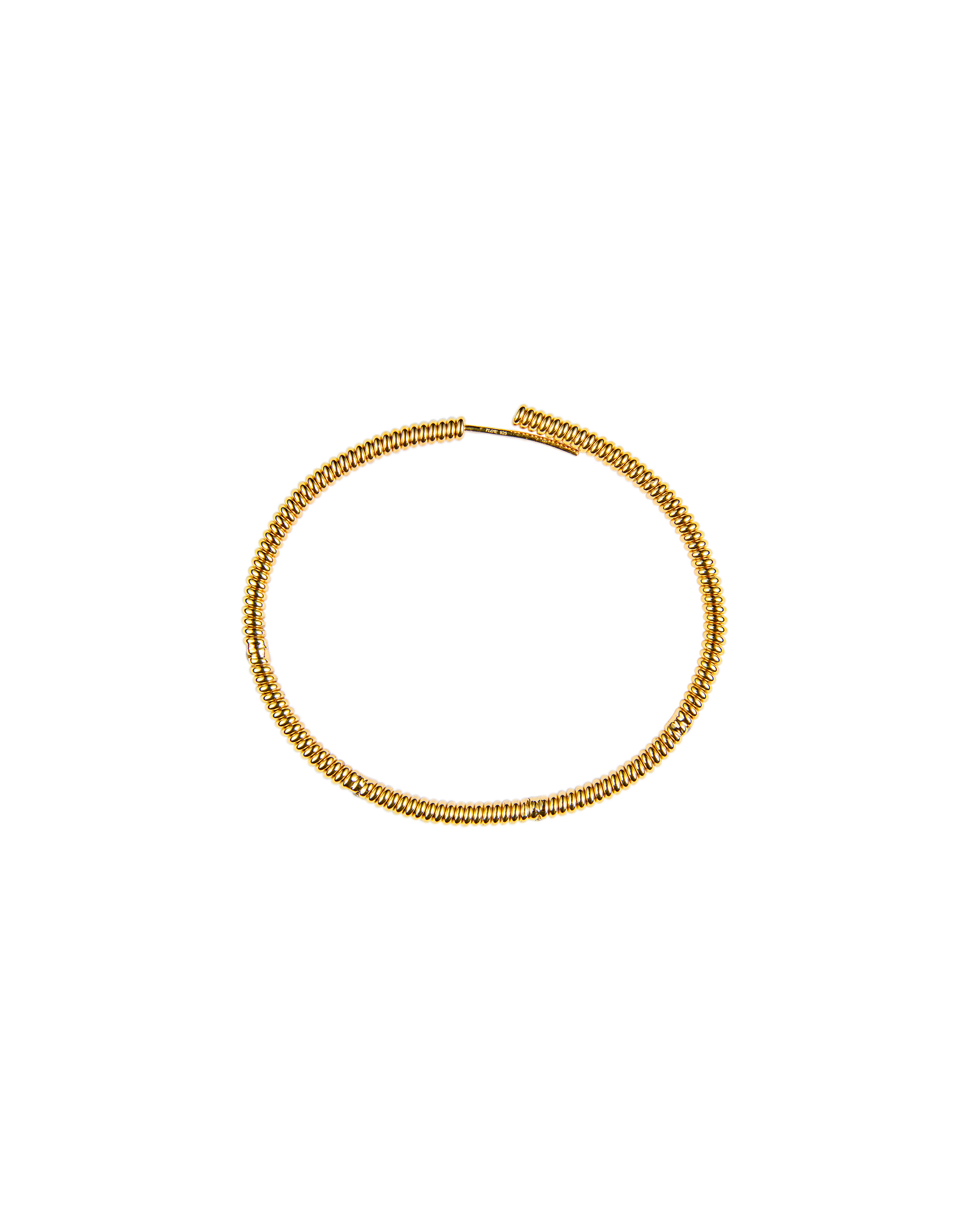 Spring 4 Stone Bangle Pink Sapphire -Gold-