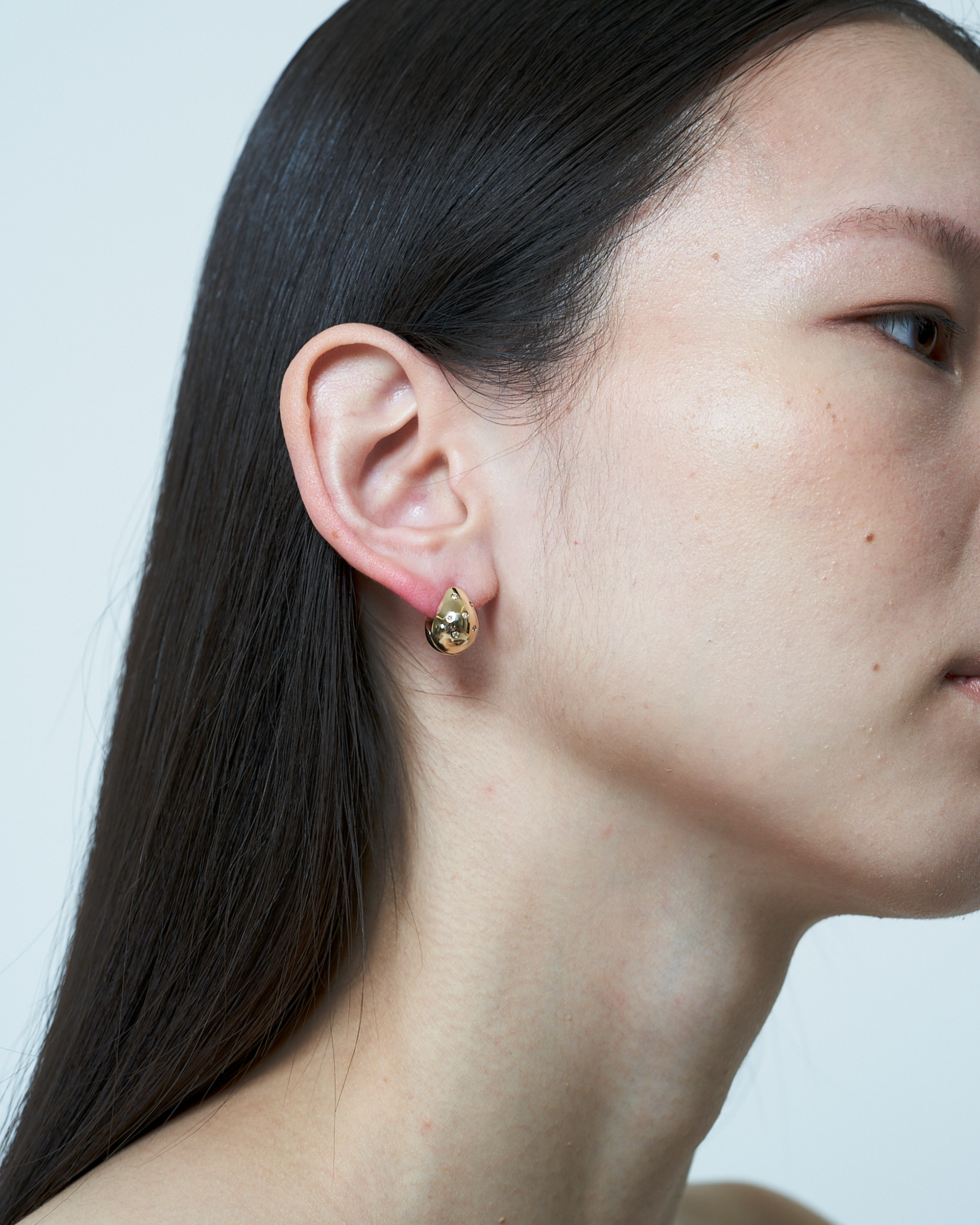 Drop Pierce S Diamond -K10-