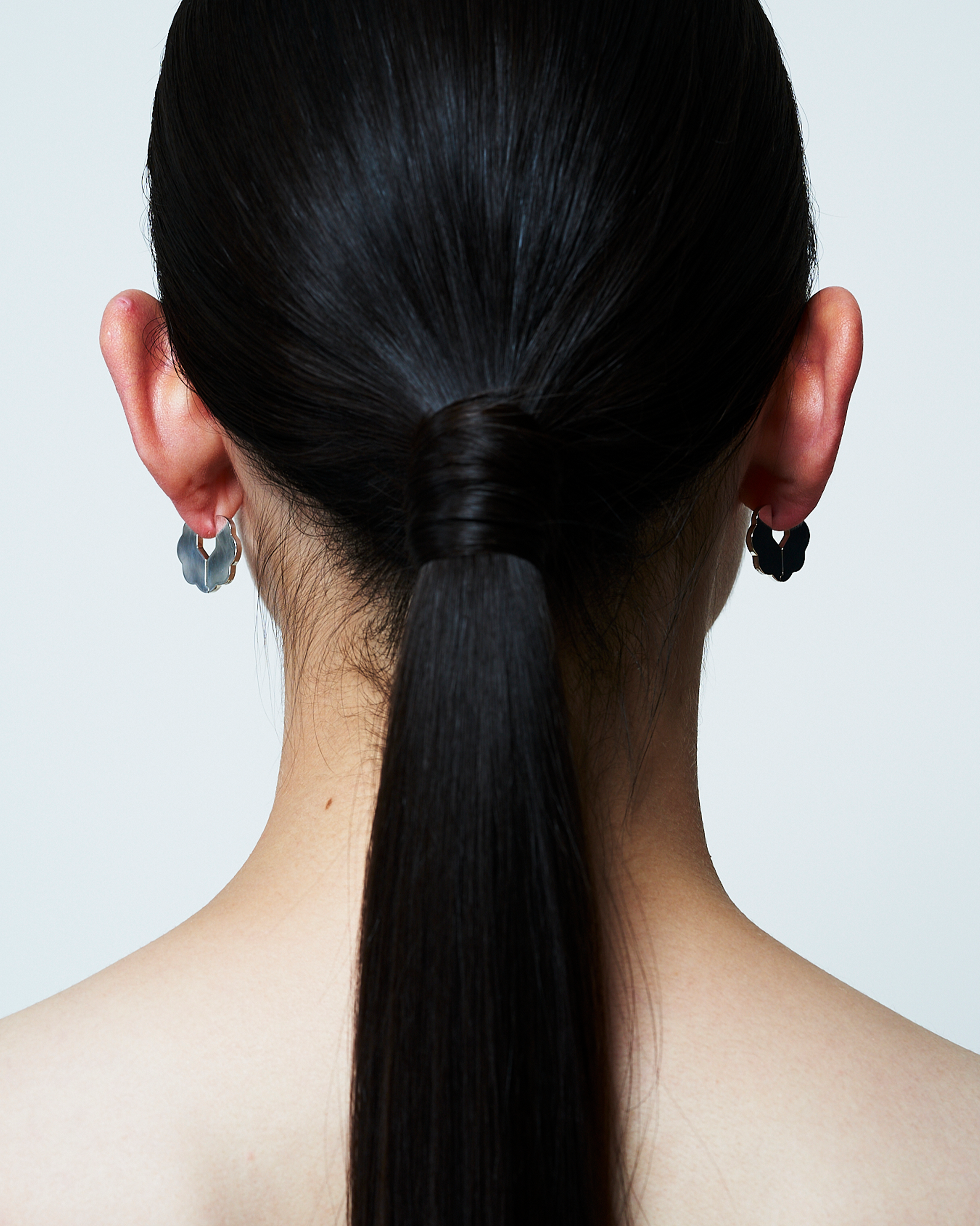 Flower Pierce -Silver-