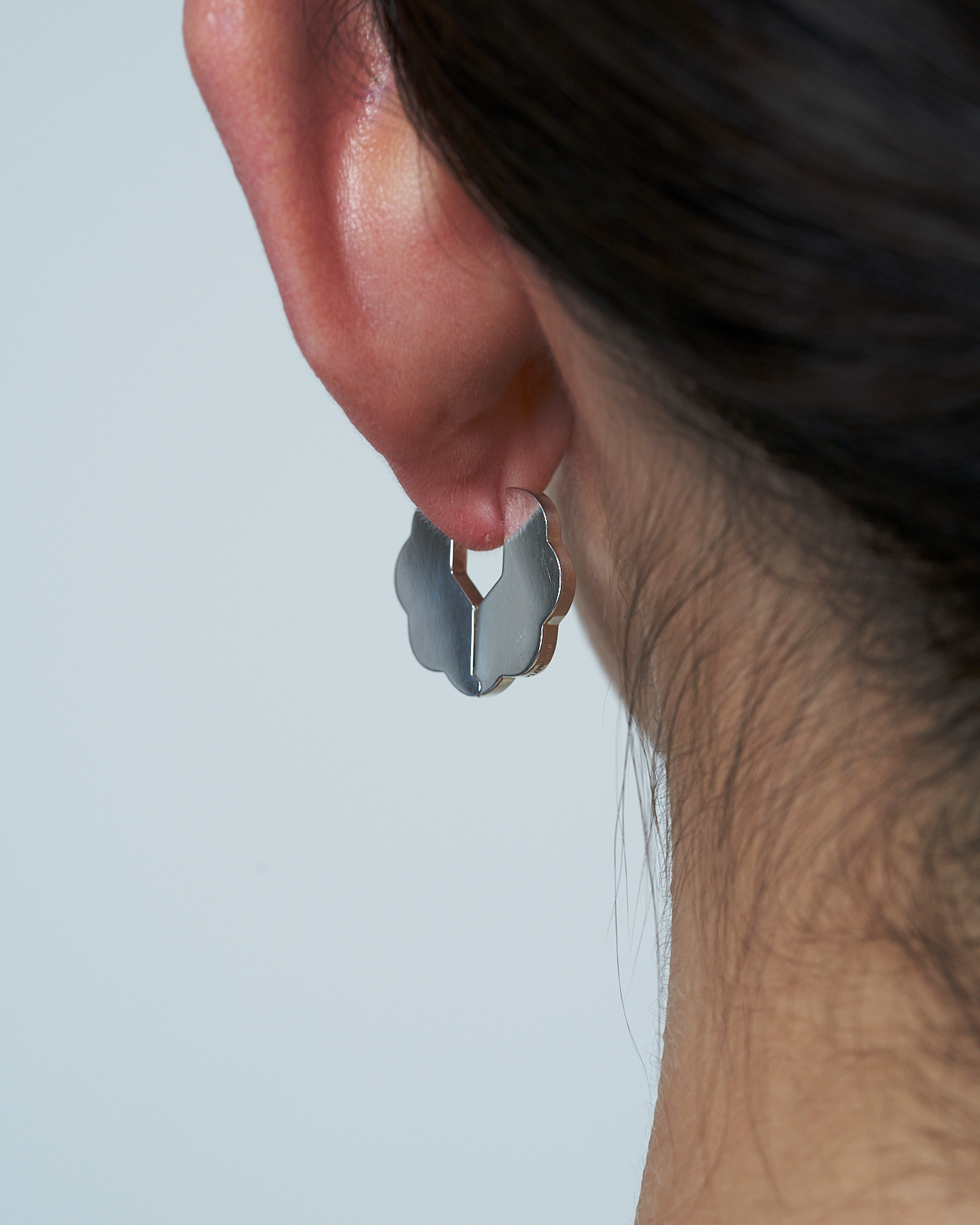 Flower Pierce -Silver-