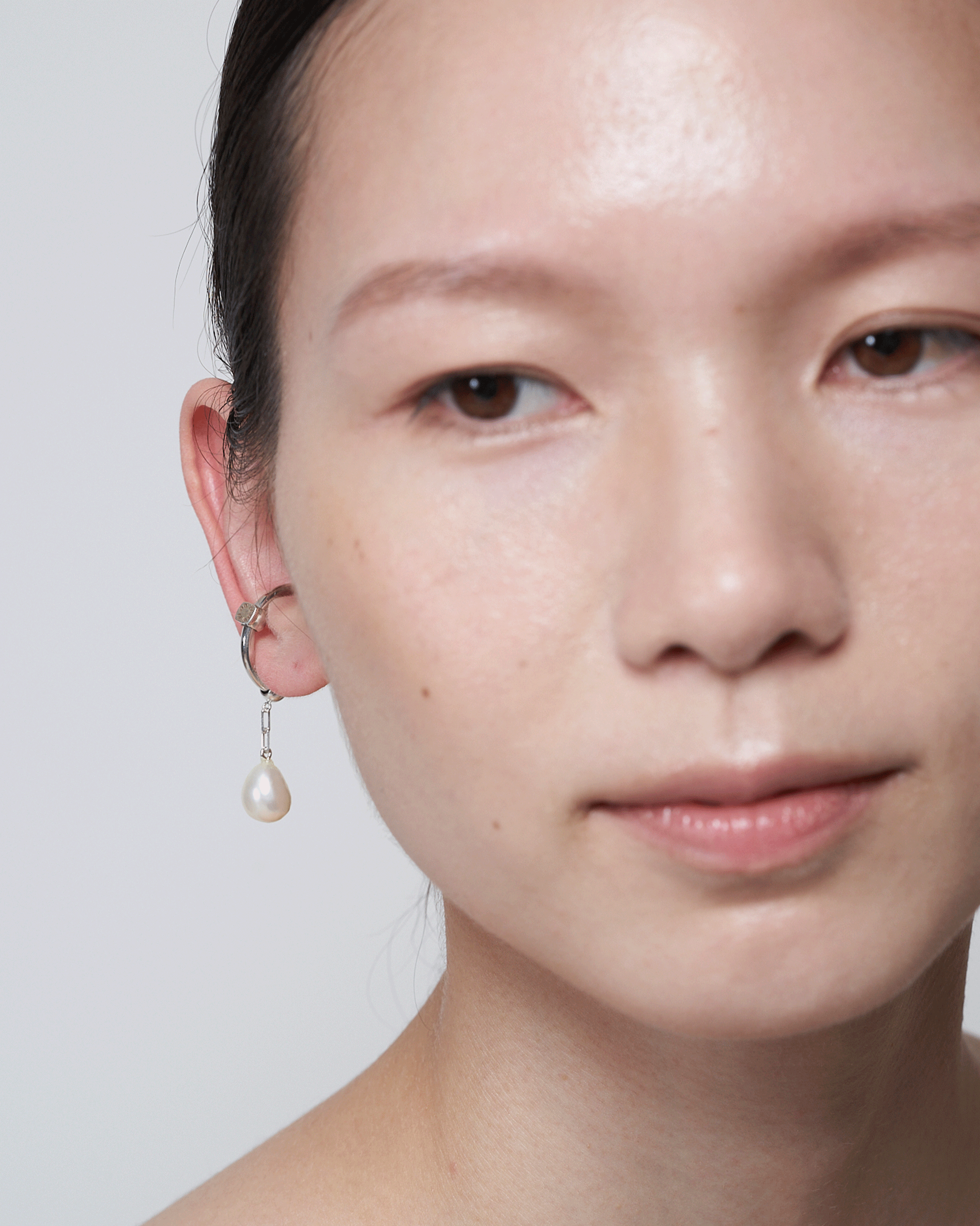Ear Cuff Ring -Silver-