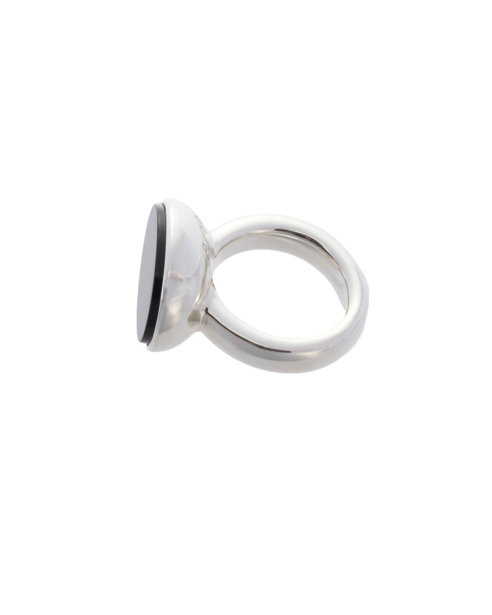Flat Ring Onyx