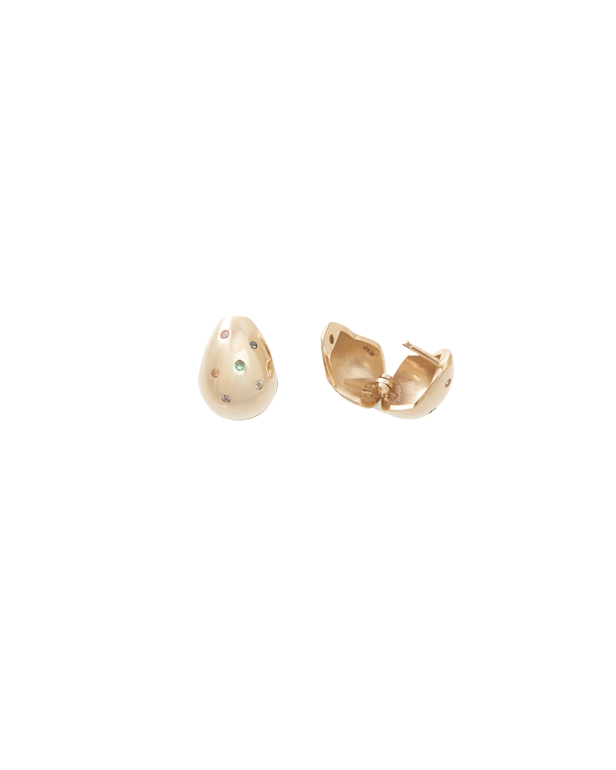 Drop Pierce S Multi Stone -K10-