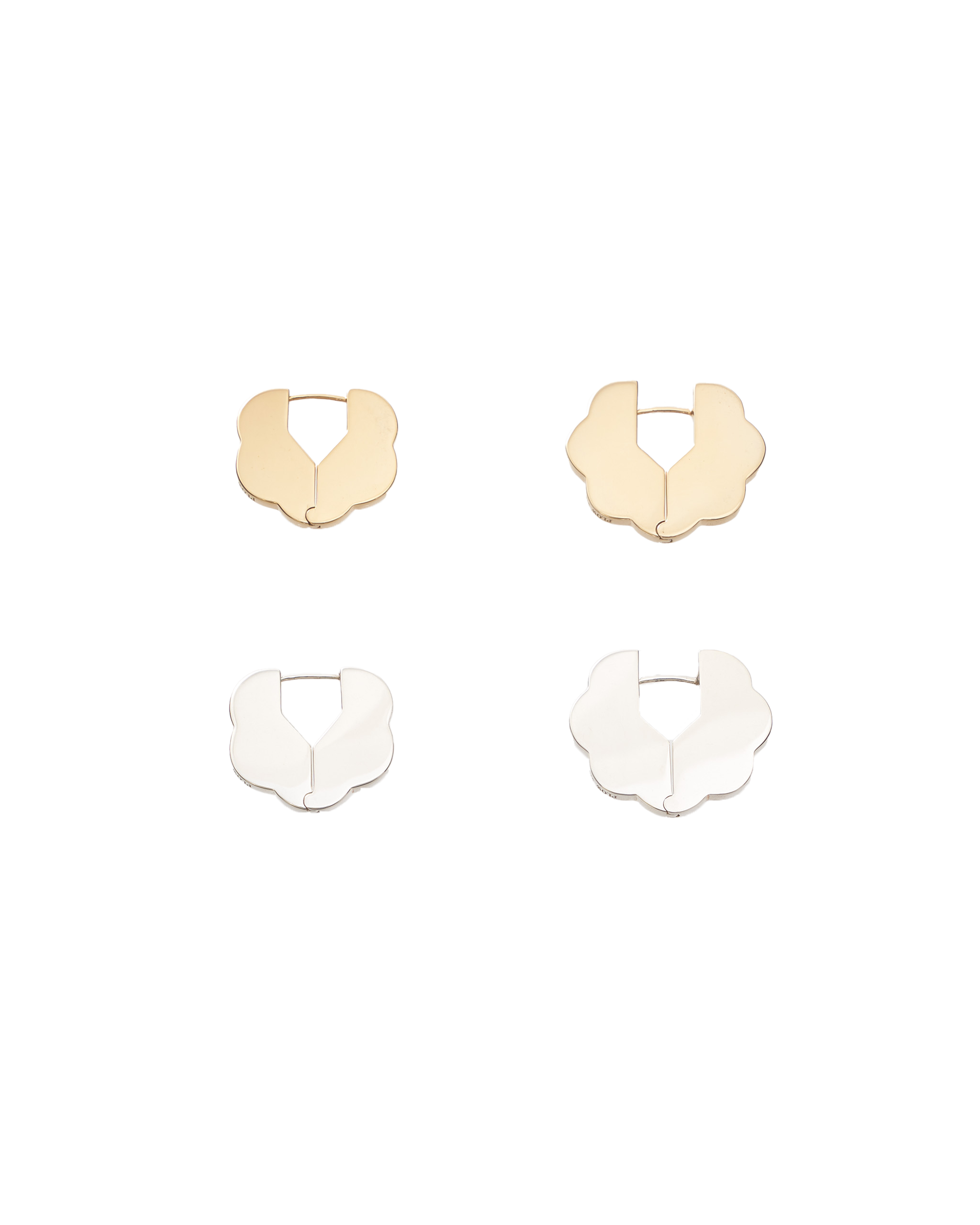 Flower Pierce -Silver-