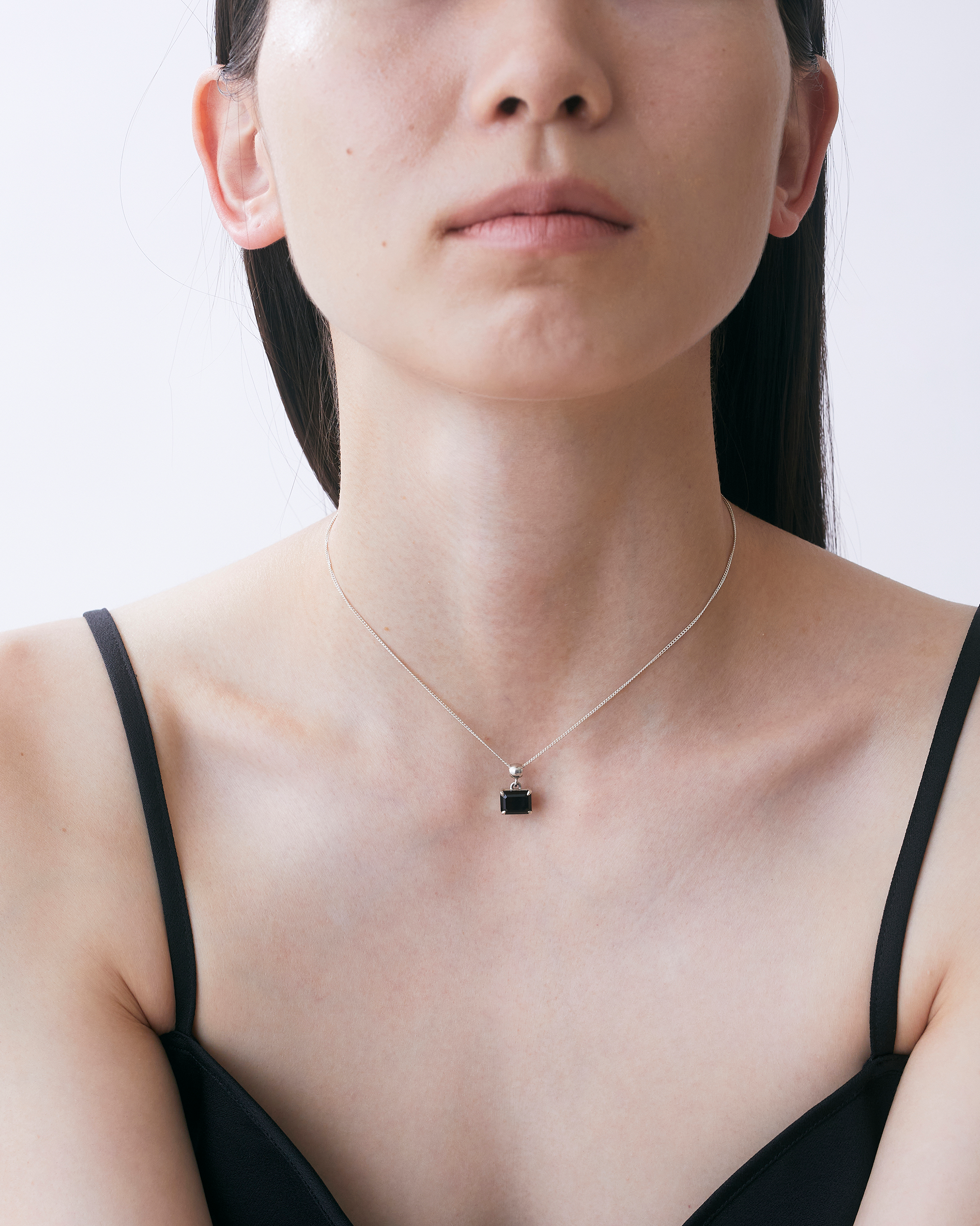 Charm Onyx Oct Necklace