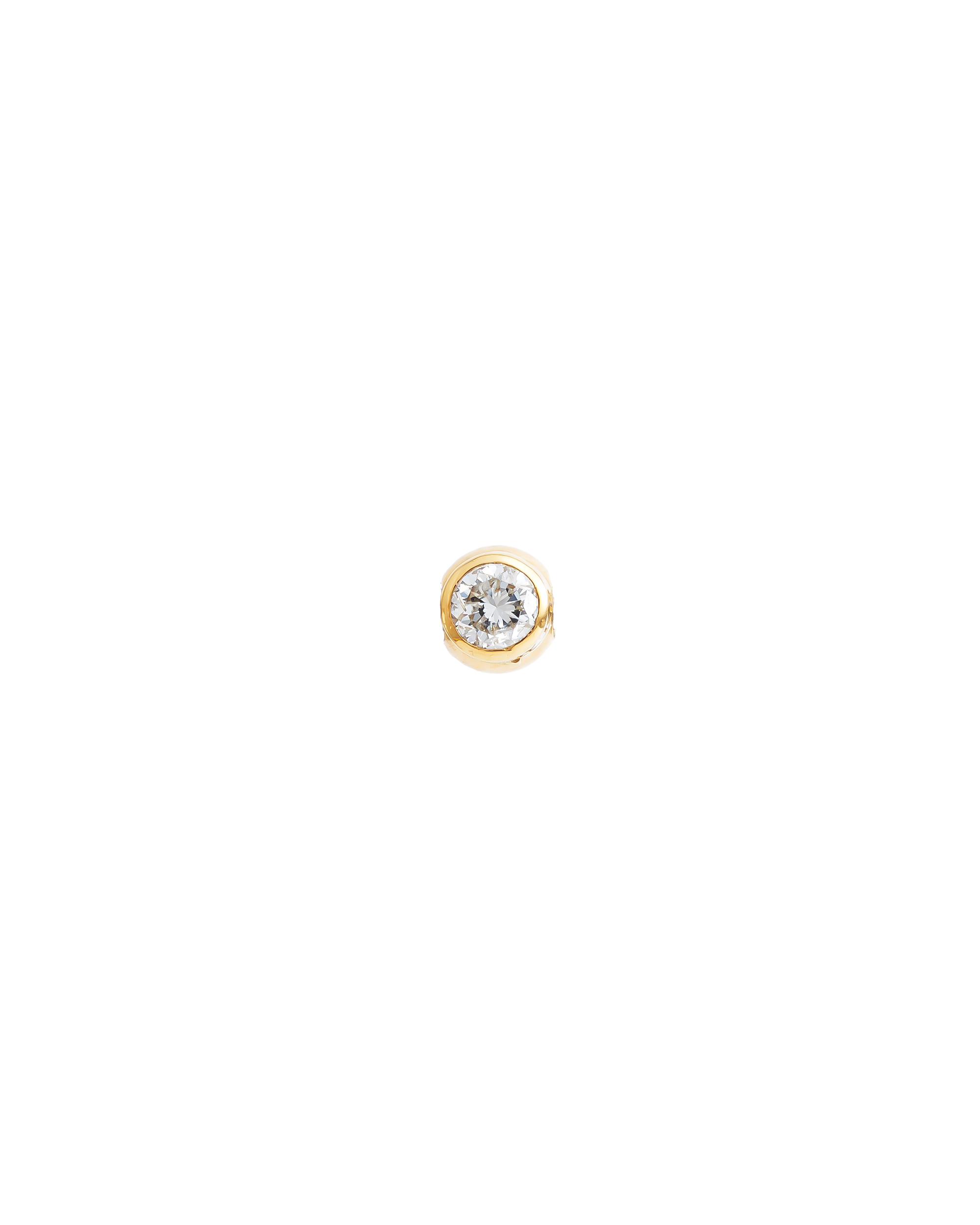 Charm Diamond Dot -K18-