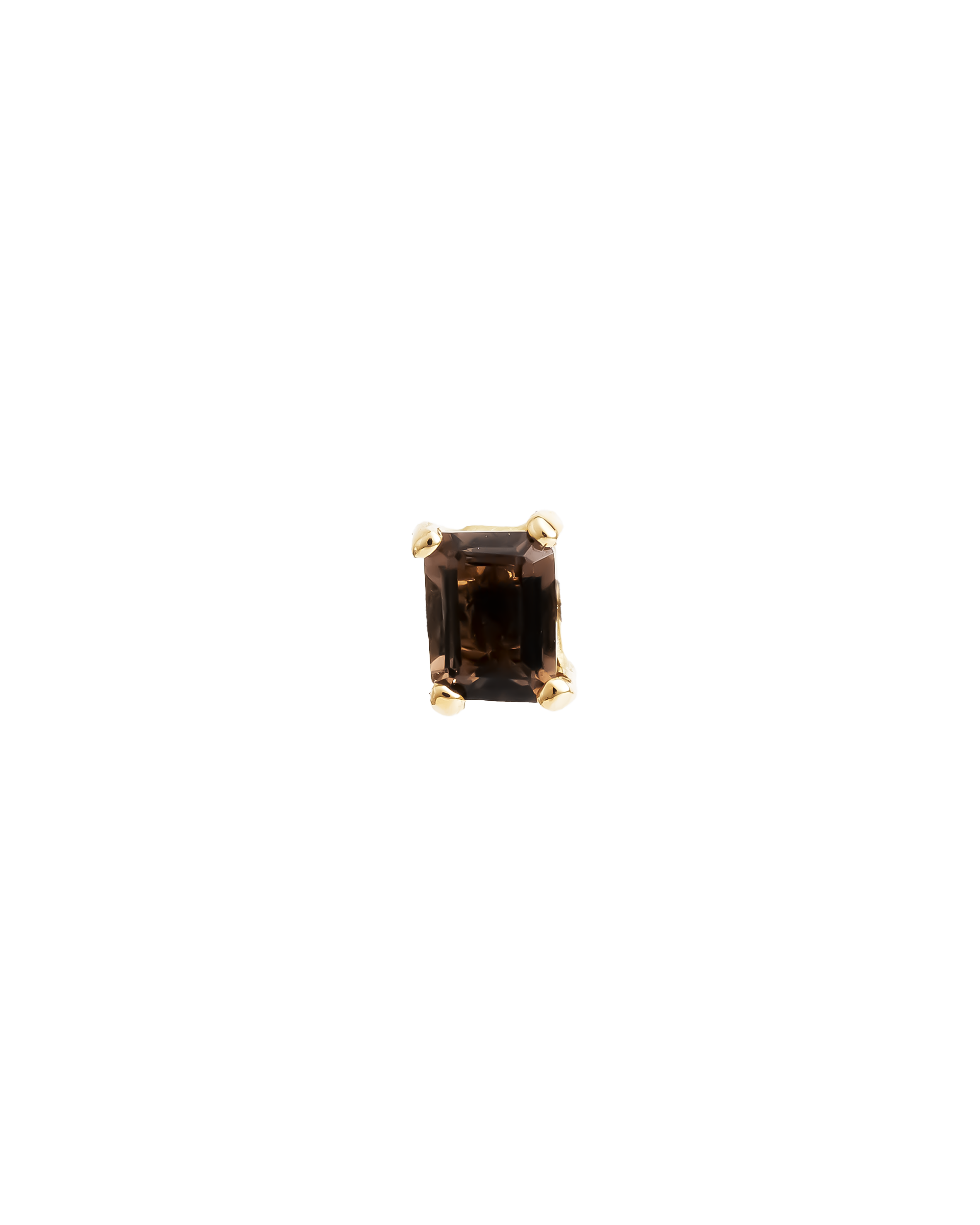 Charm Smoky Quartz -K18-