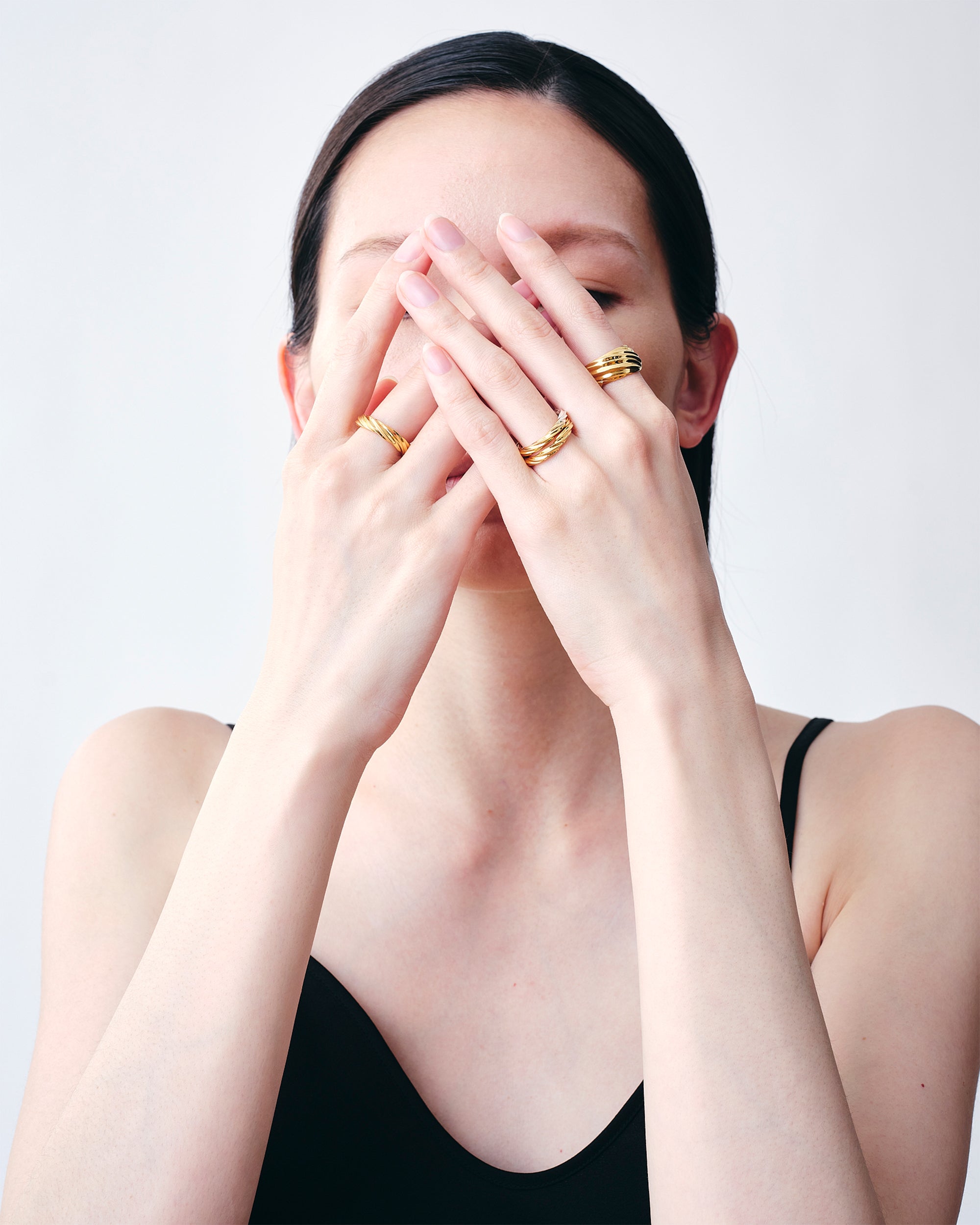 French Ring Medium -Gold-