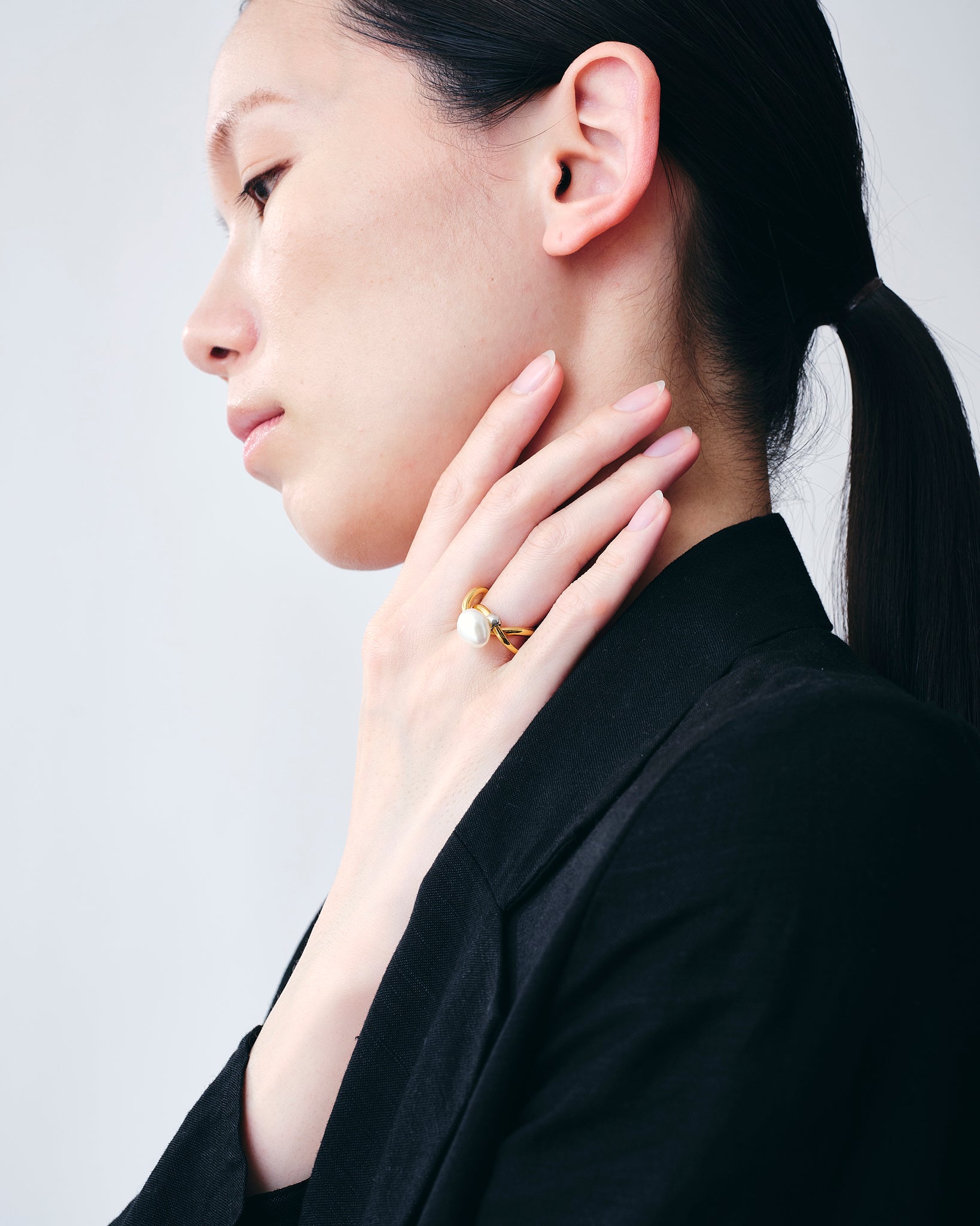 Wave Ear Cuff -Wish- Gold
