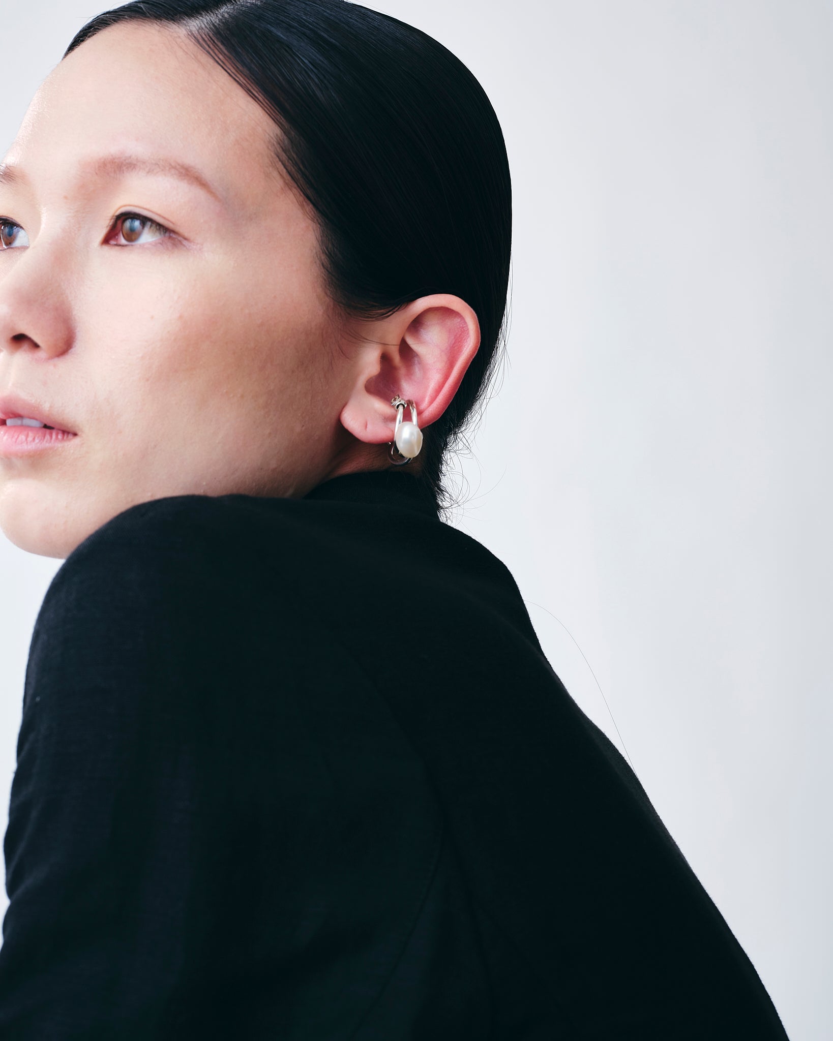 Wave Ear Cuff -Wish- Silver