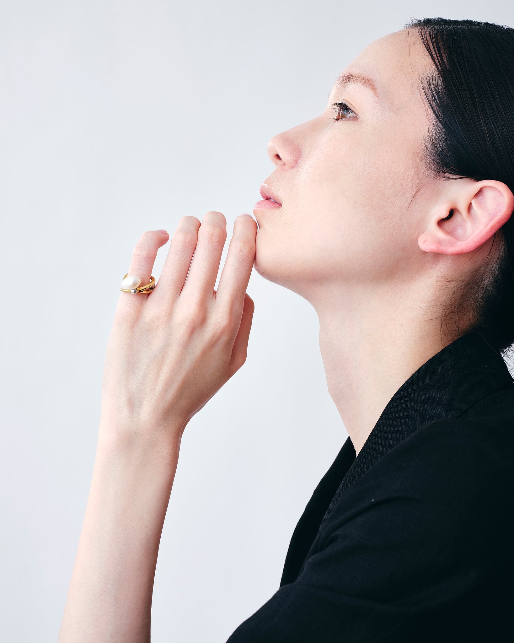 Wave Ear Cuff -Fell- Gold