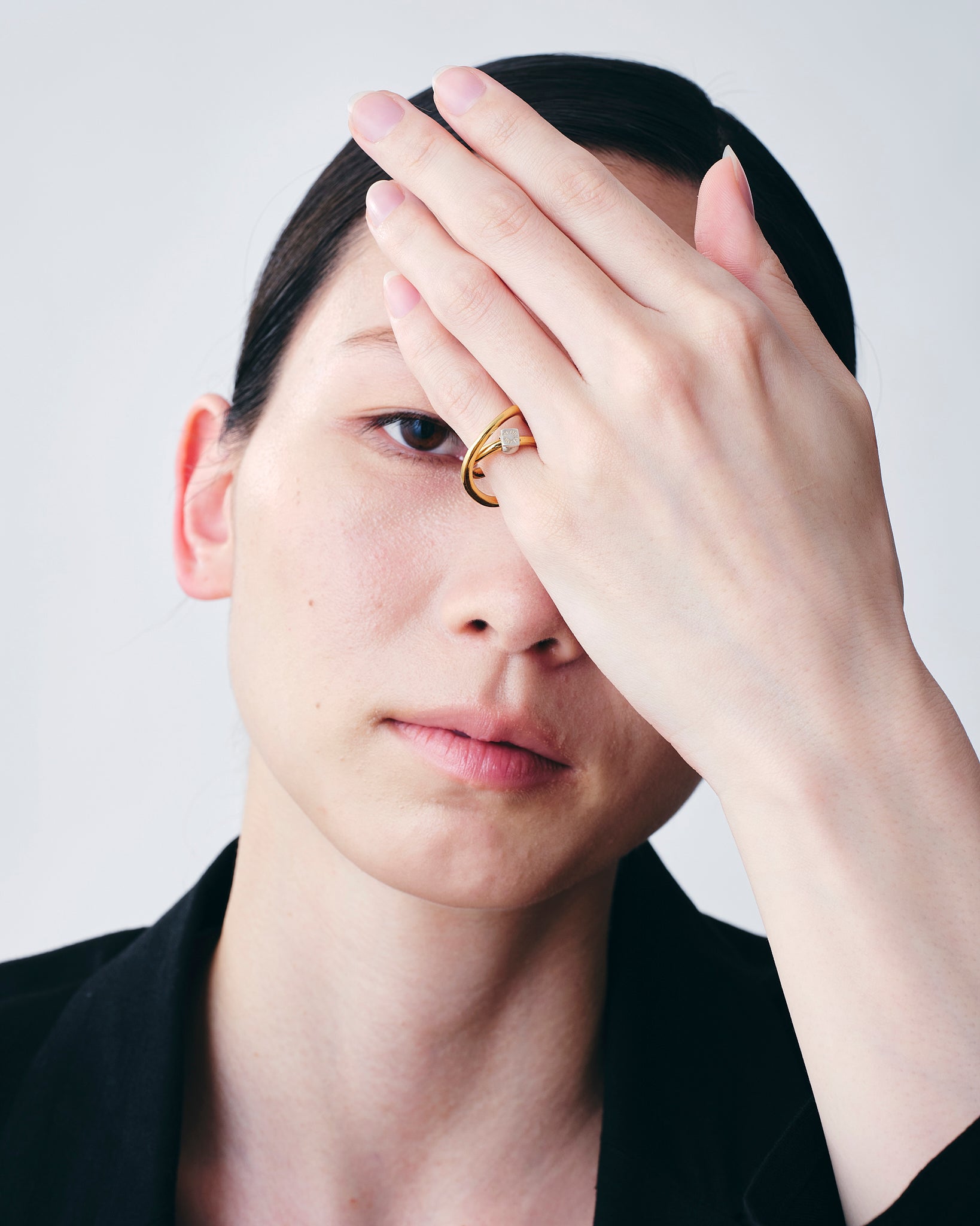 Wave Ear Cuff -Fell- Gold