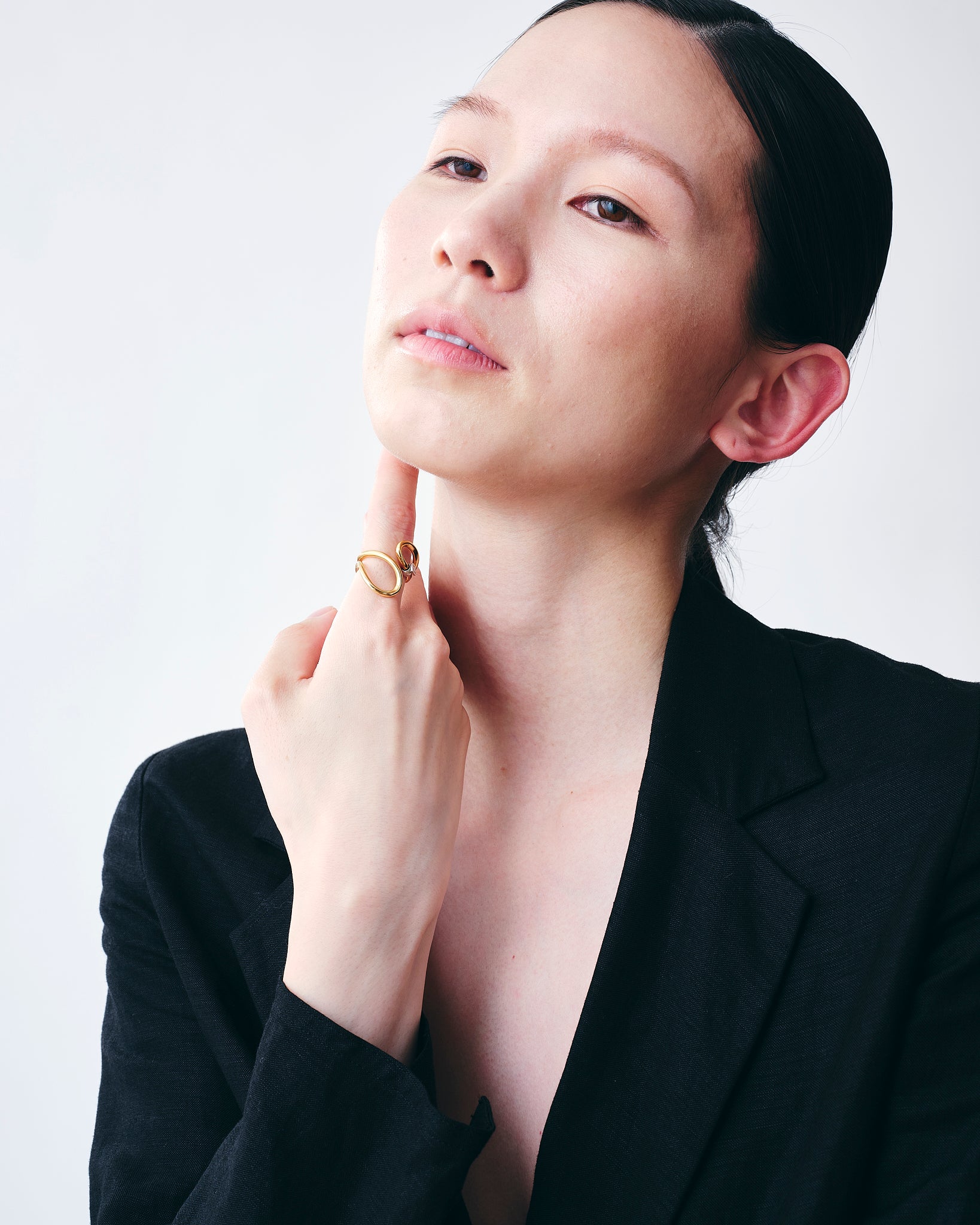 《Select Set : 大草 直子さん》Wave Ring -Hug- Gold