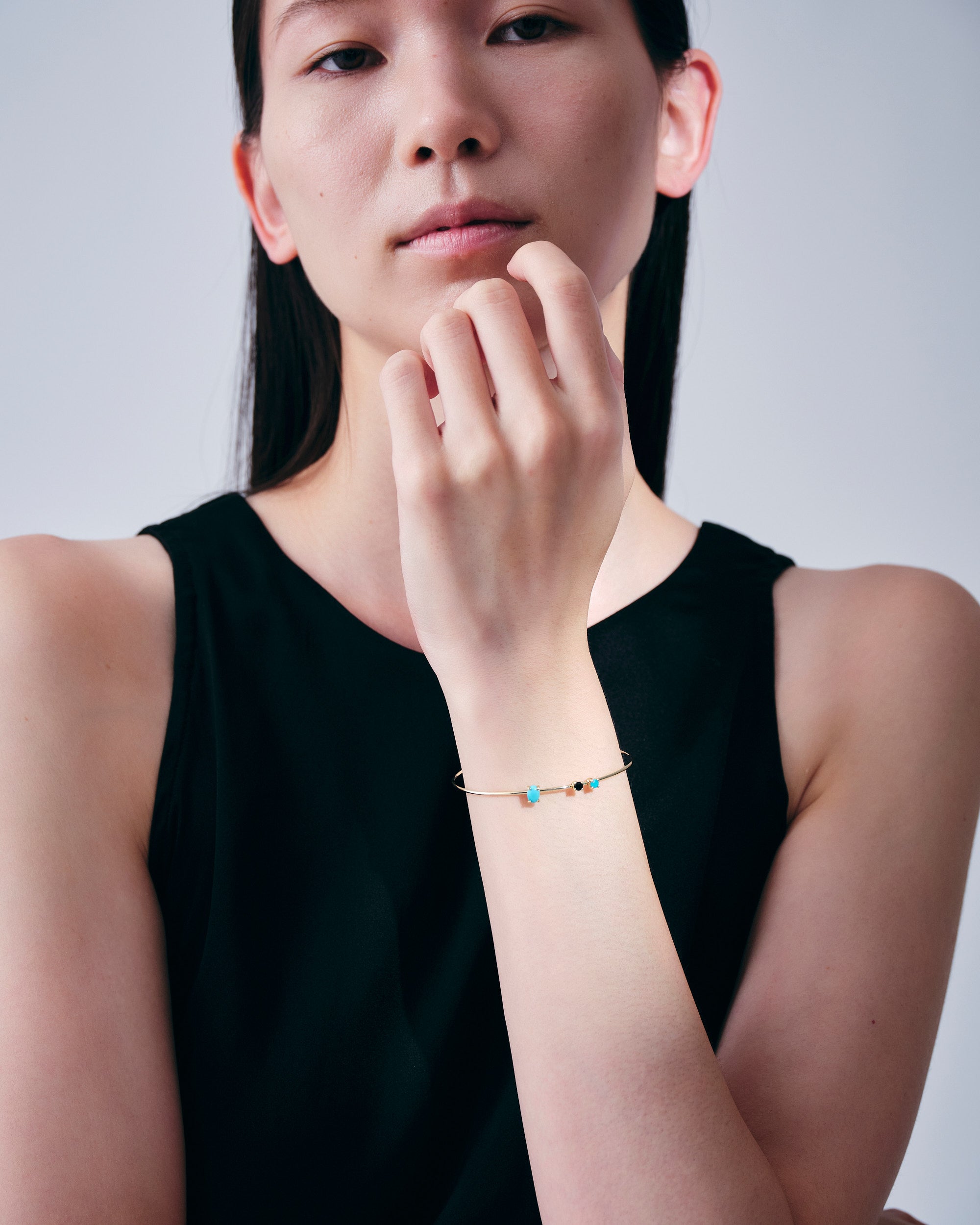Charm Onyx -K18-