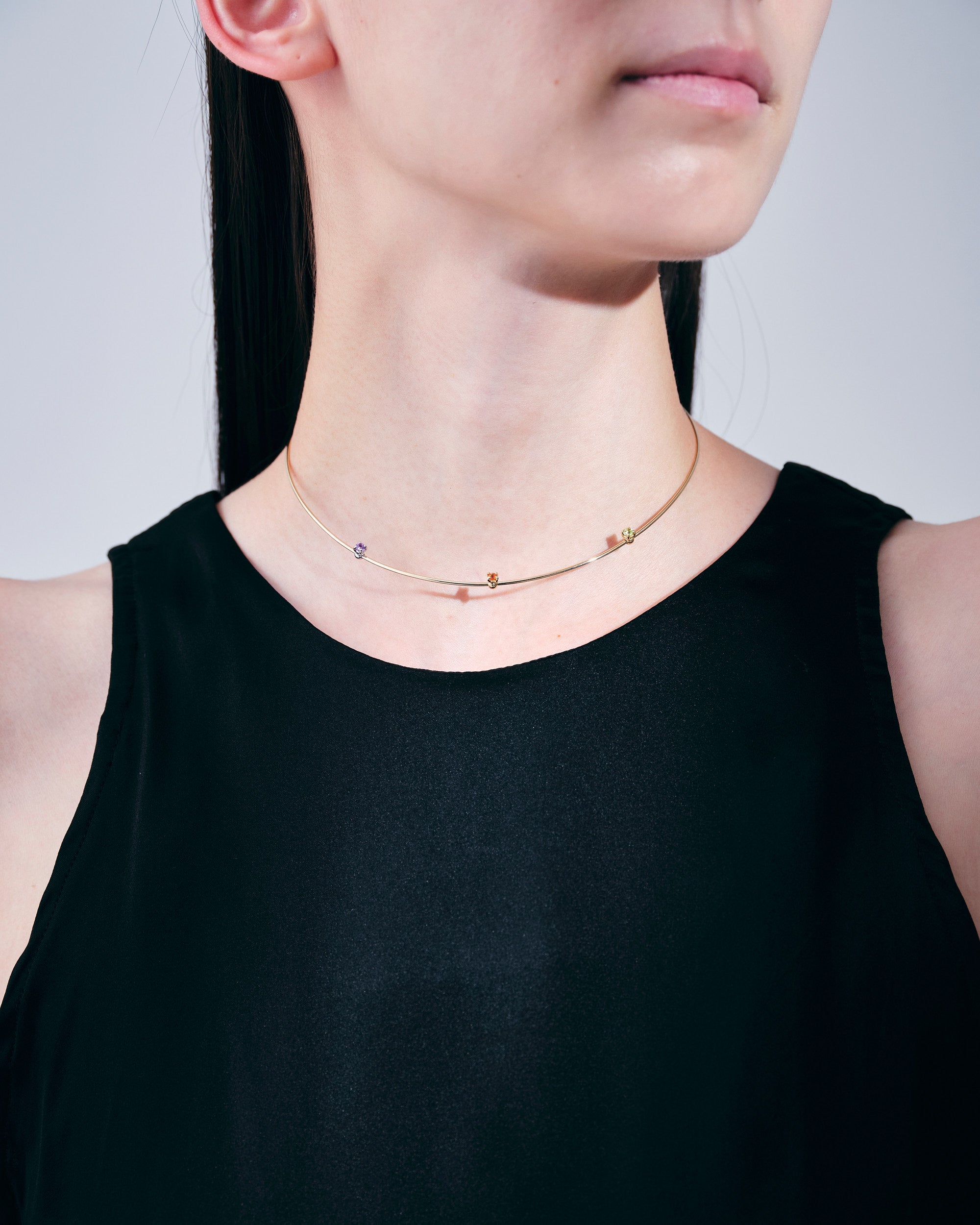 Charm Spessartine Garnet -K18-