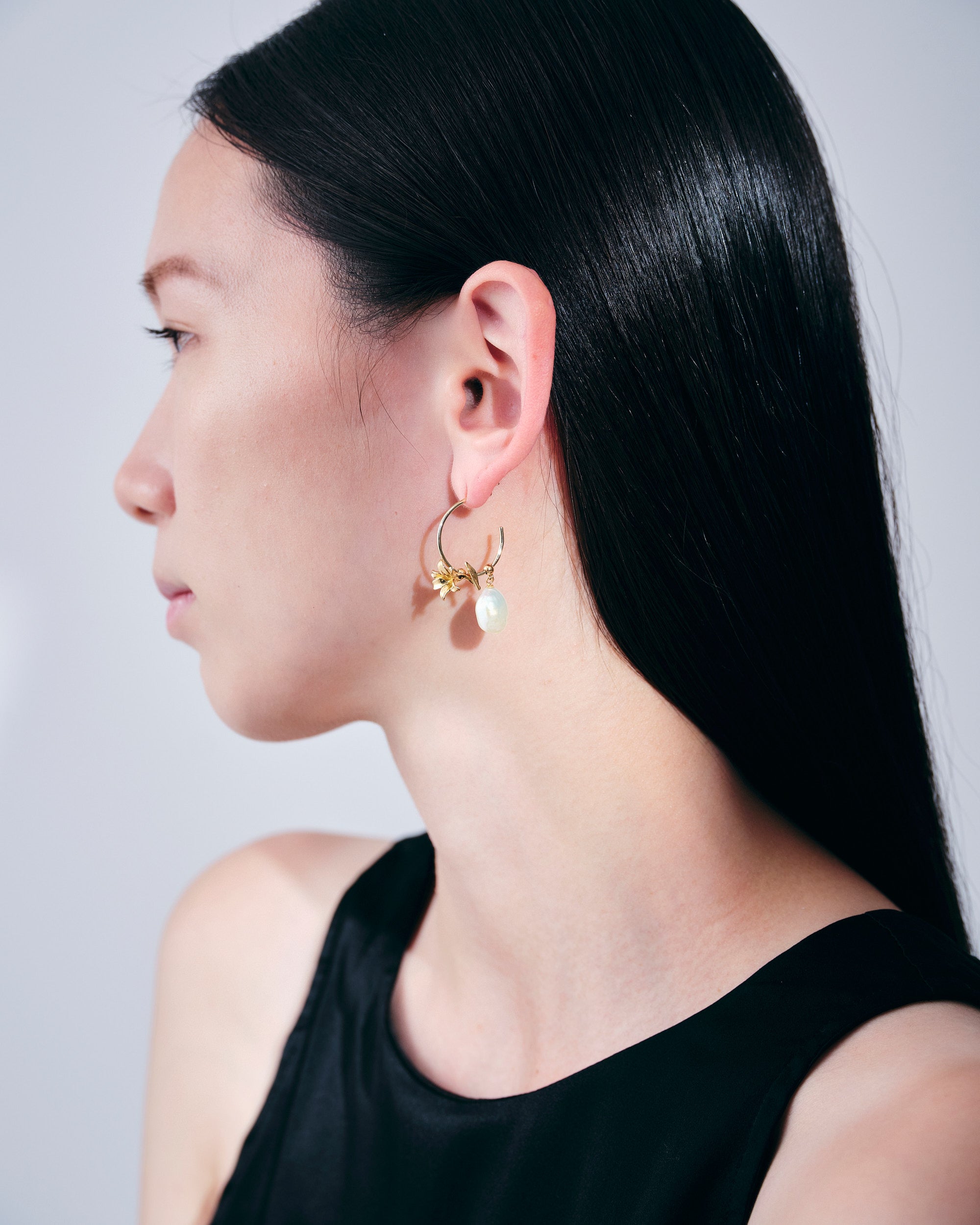Charm Pearl -K18-