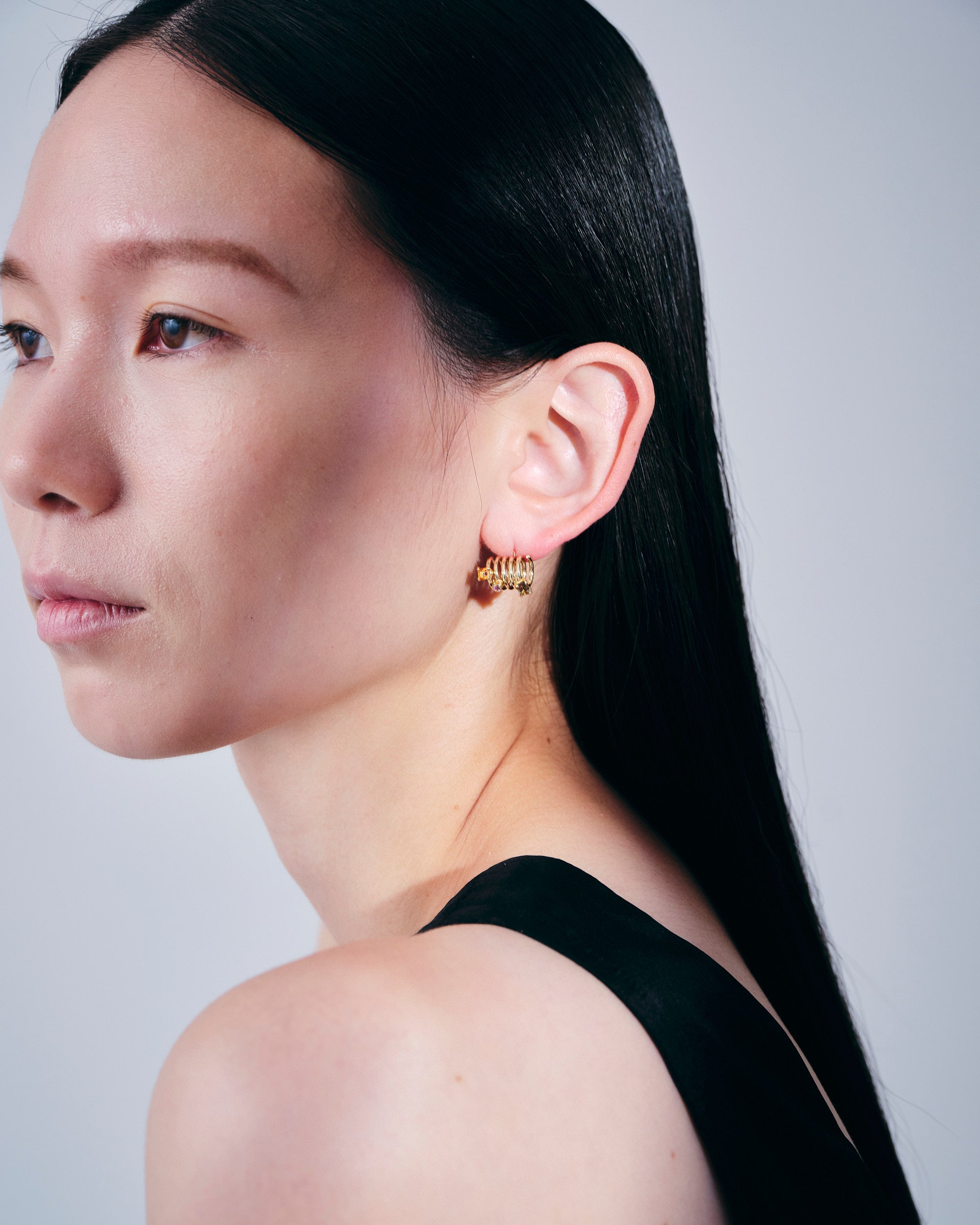 Charm Citrine -K18-