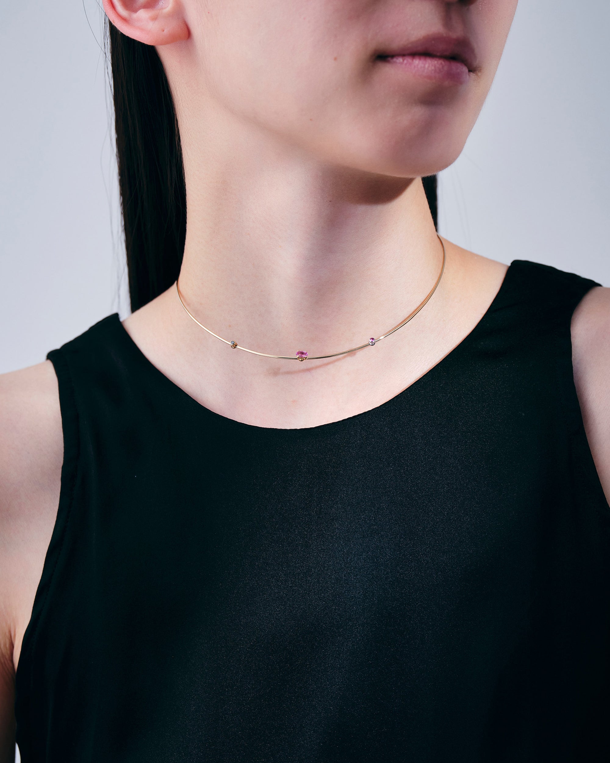 Charm Black Diamond -K18-