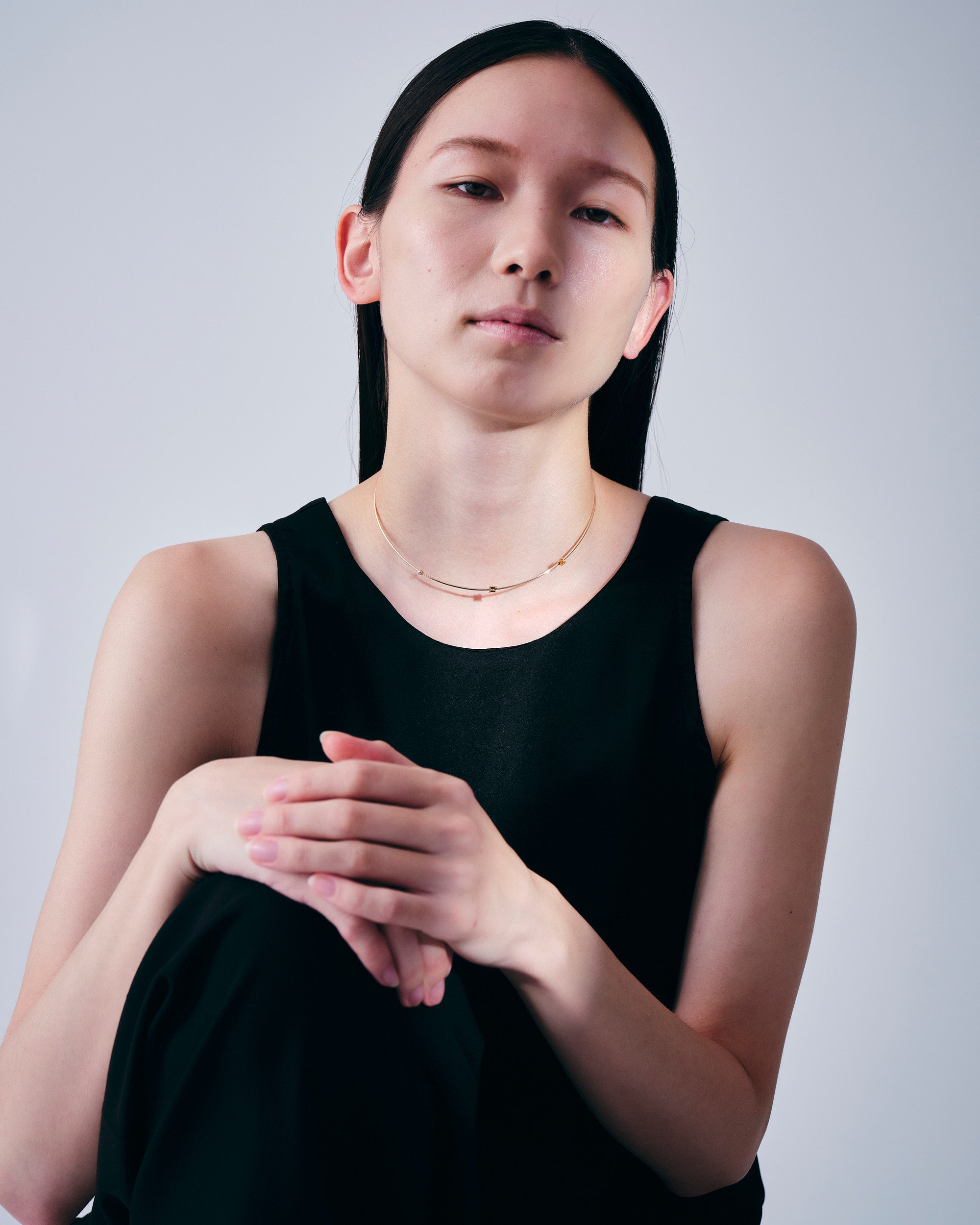 Charm Spessartine Garnet -K18-