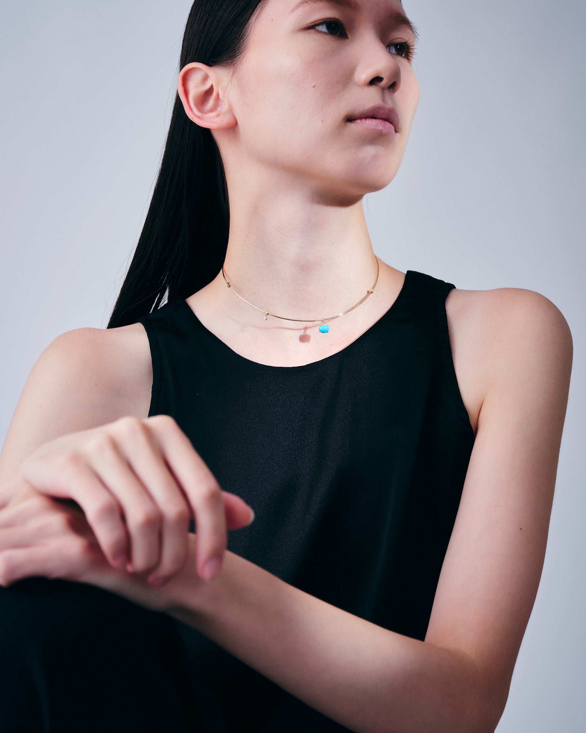 Charm Turquoise -K18-