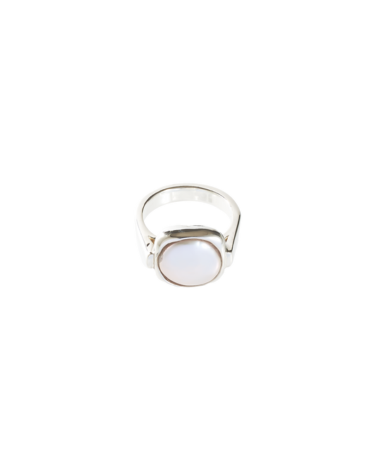 Country Pearl Ring -Silver-