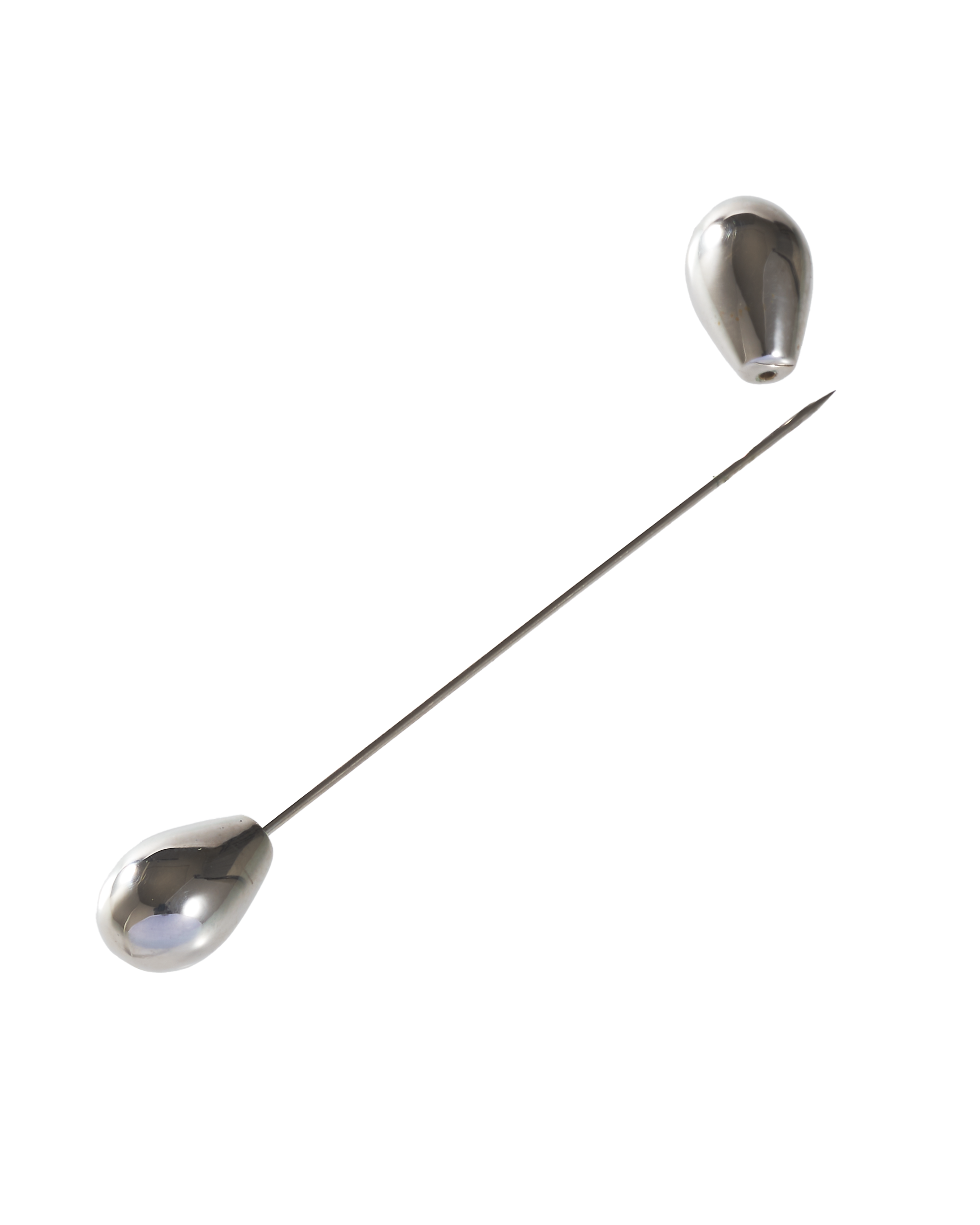 Drop Line Pin -Silver-